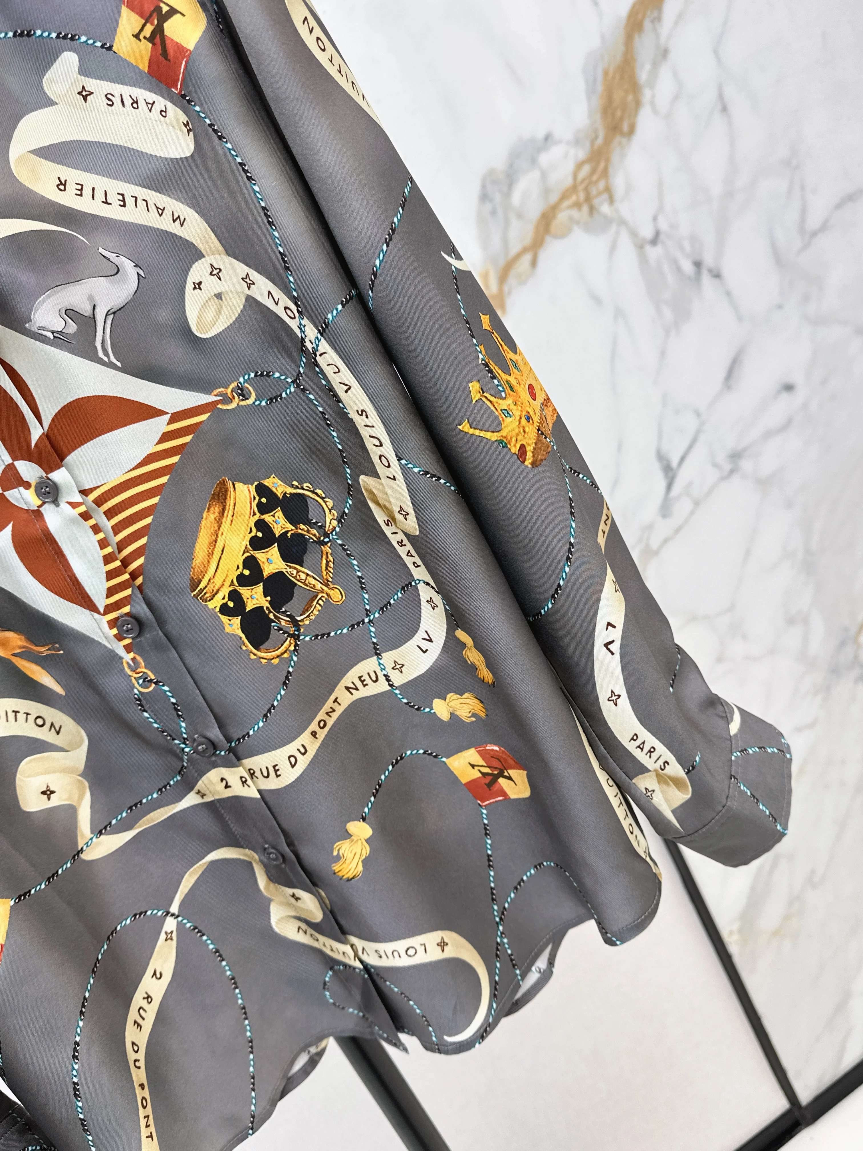 Louis 26ss print shirts