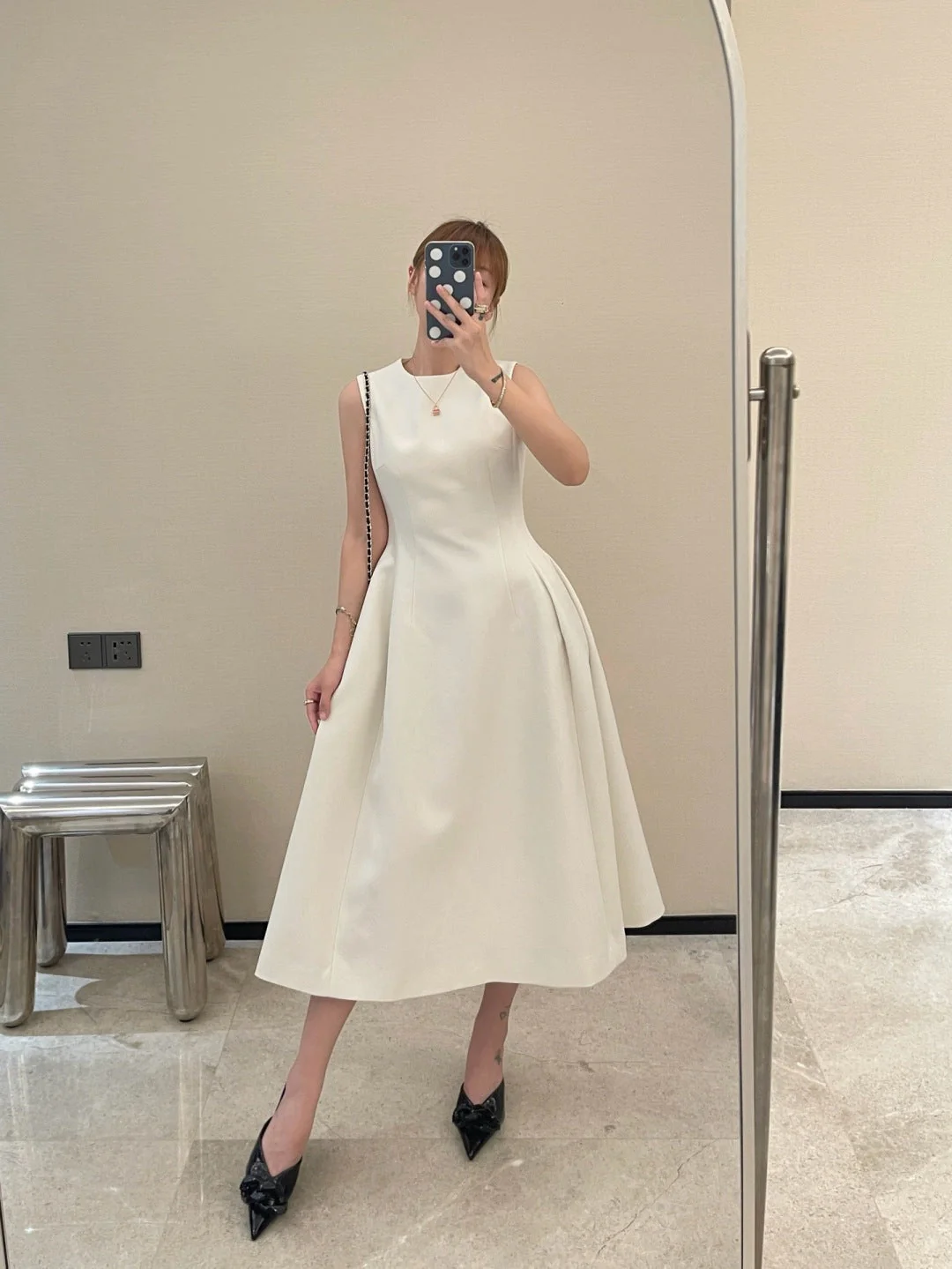 CD 25fw sleeveless dress