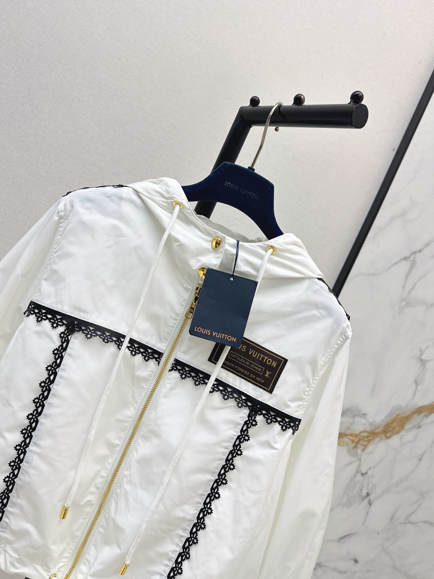 Loui 26ss monogram hooded jacket
