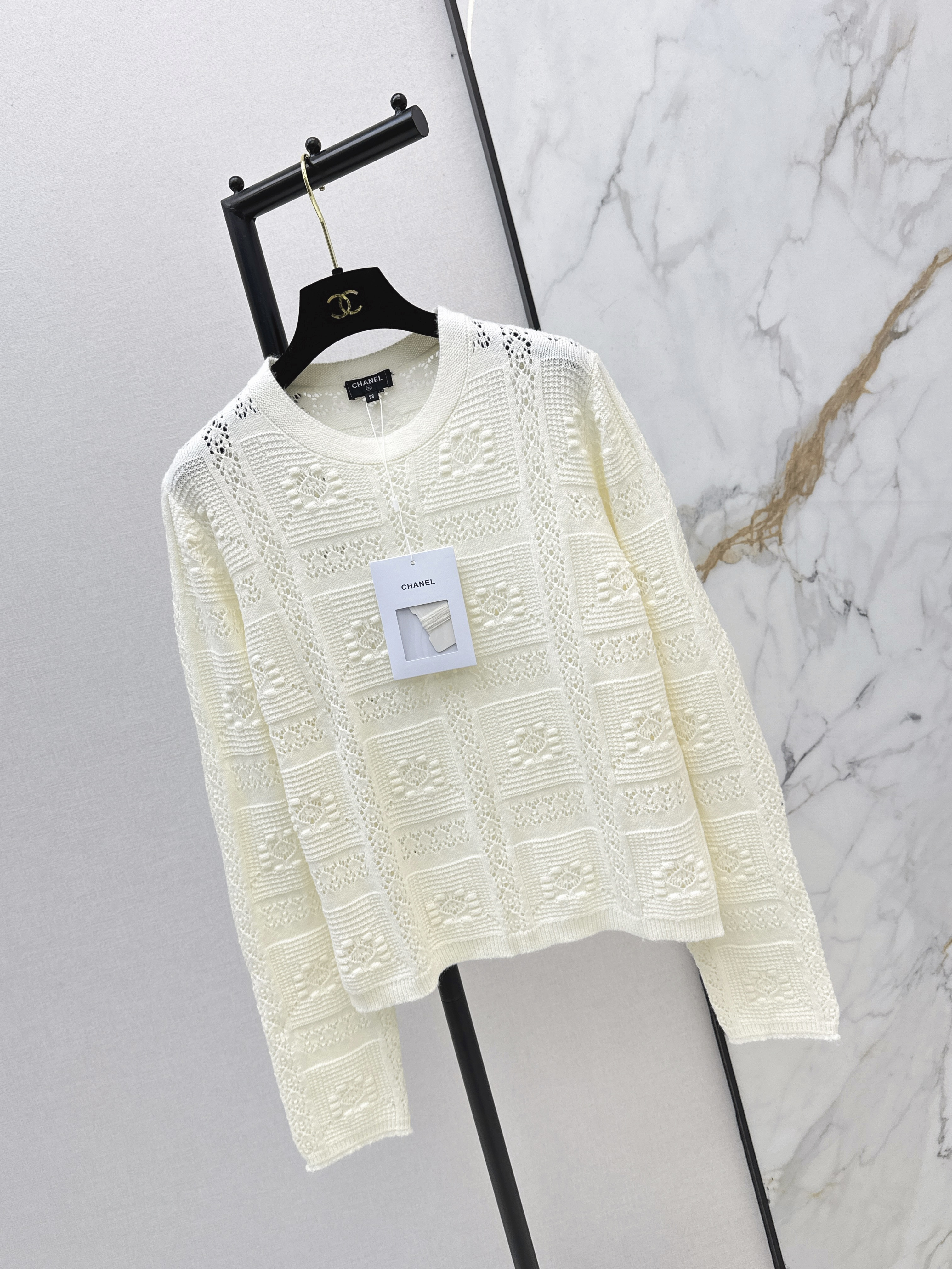 Chan 26ss lace sweater