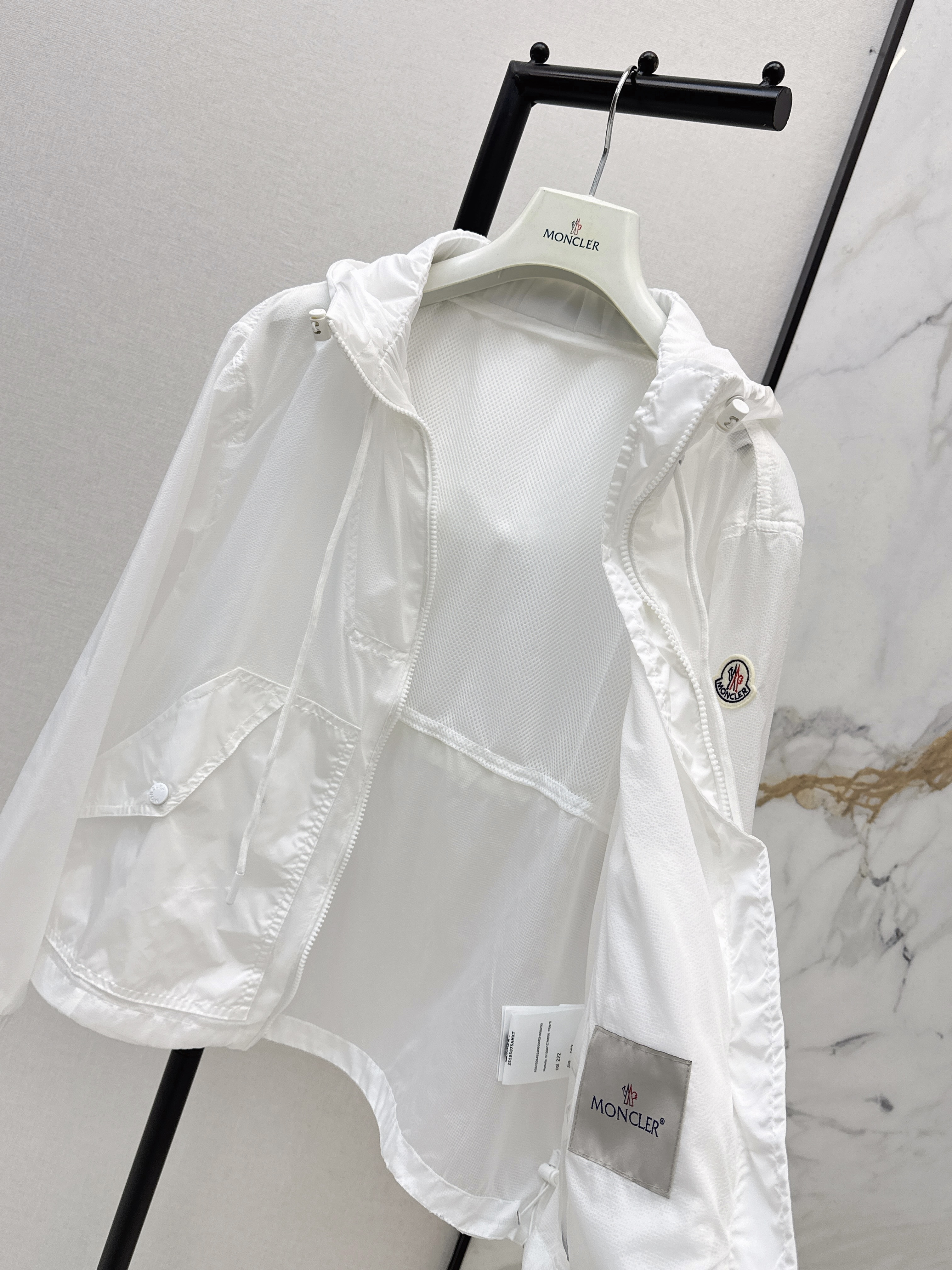 Monc 26ss hooded trench coats