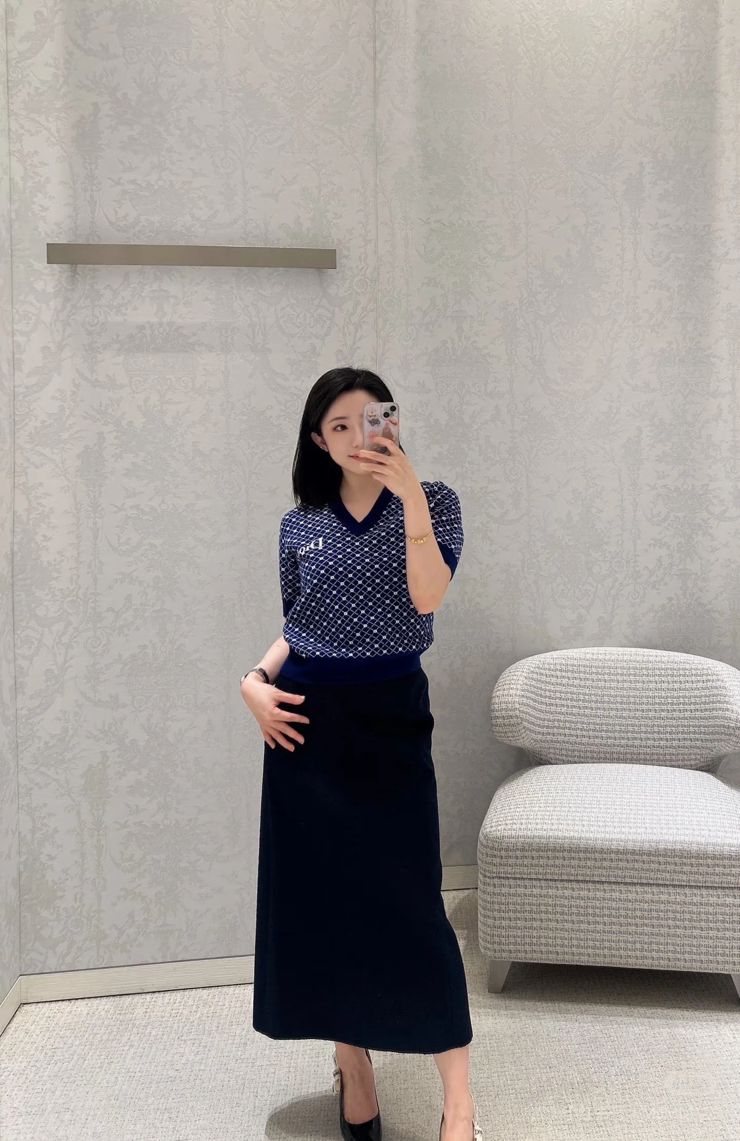 CD 26ss v-neck knitwear