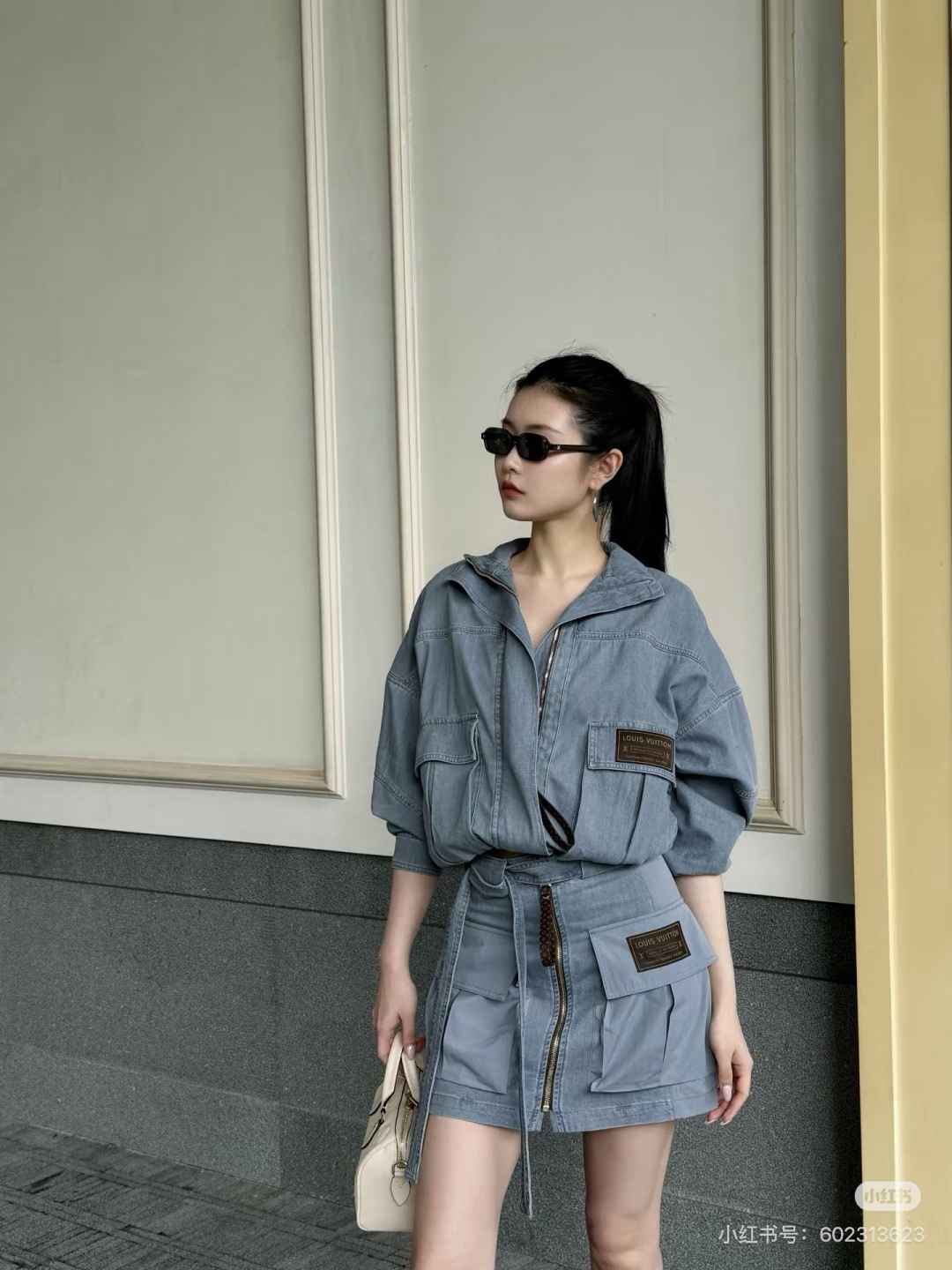 Louis 26SS Washed Utility Denim Jacket