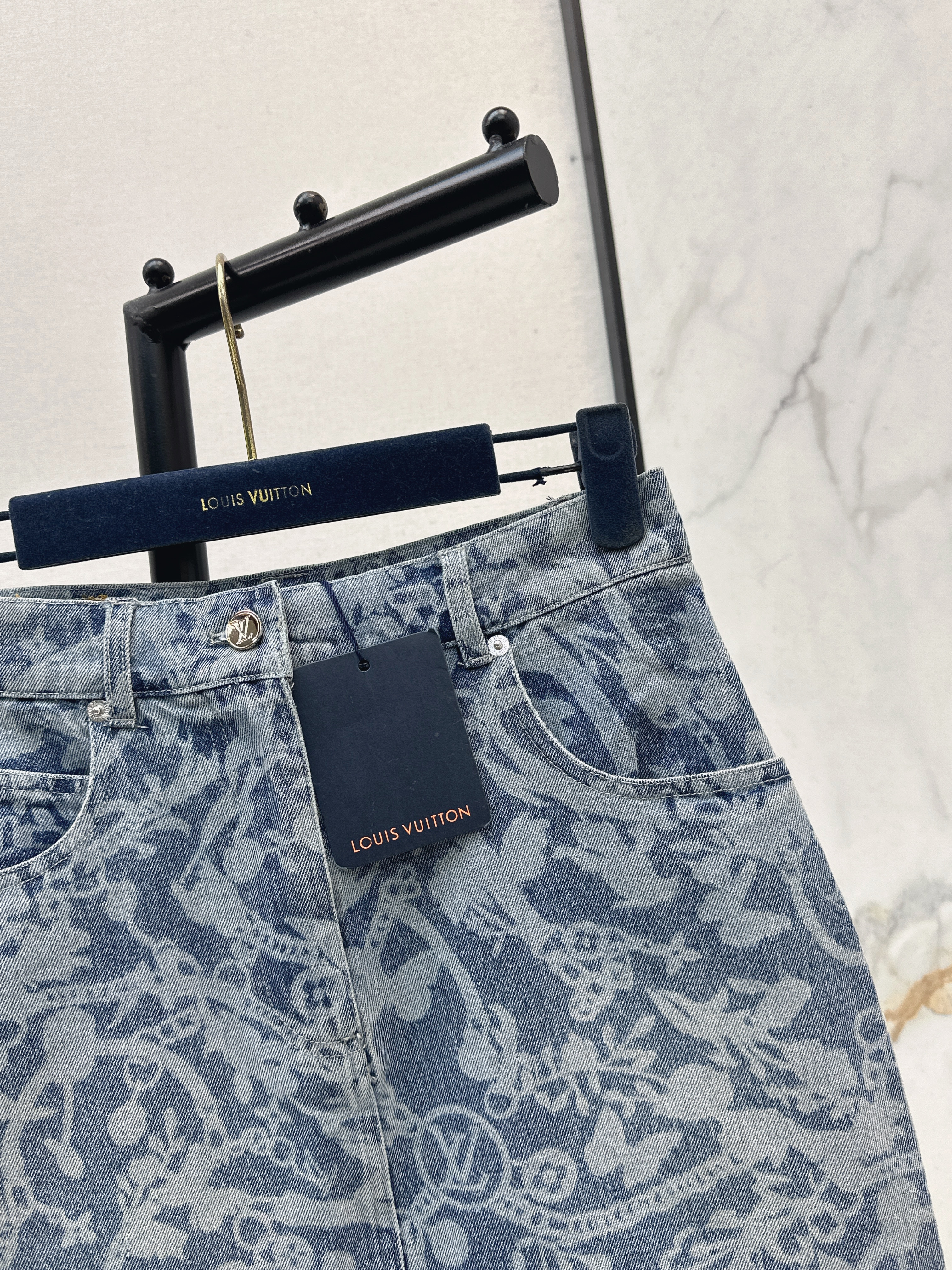 Loui 26ss denim skirt