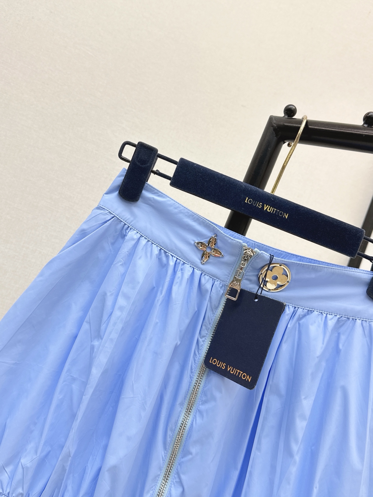 Loui 26ss zip-up skirt