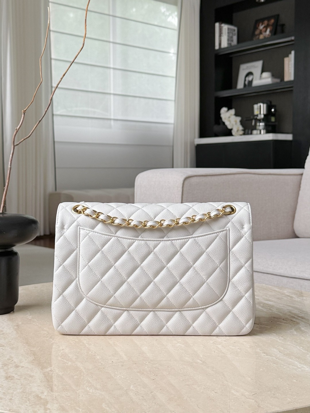 Chan cf30 chain shoulder bag