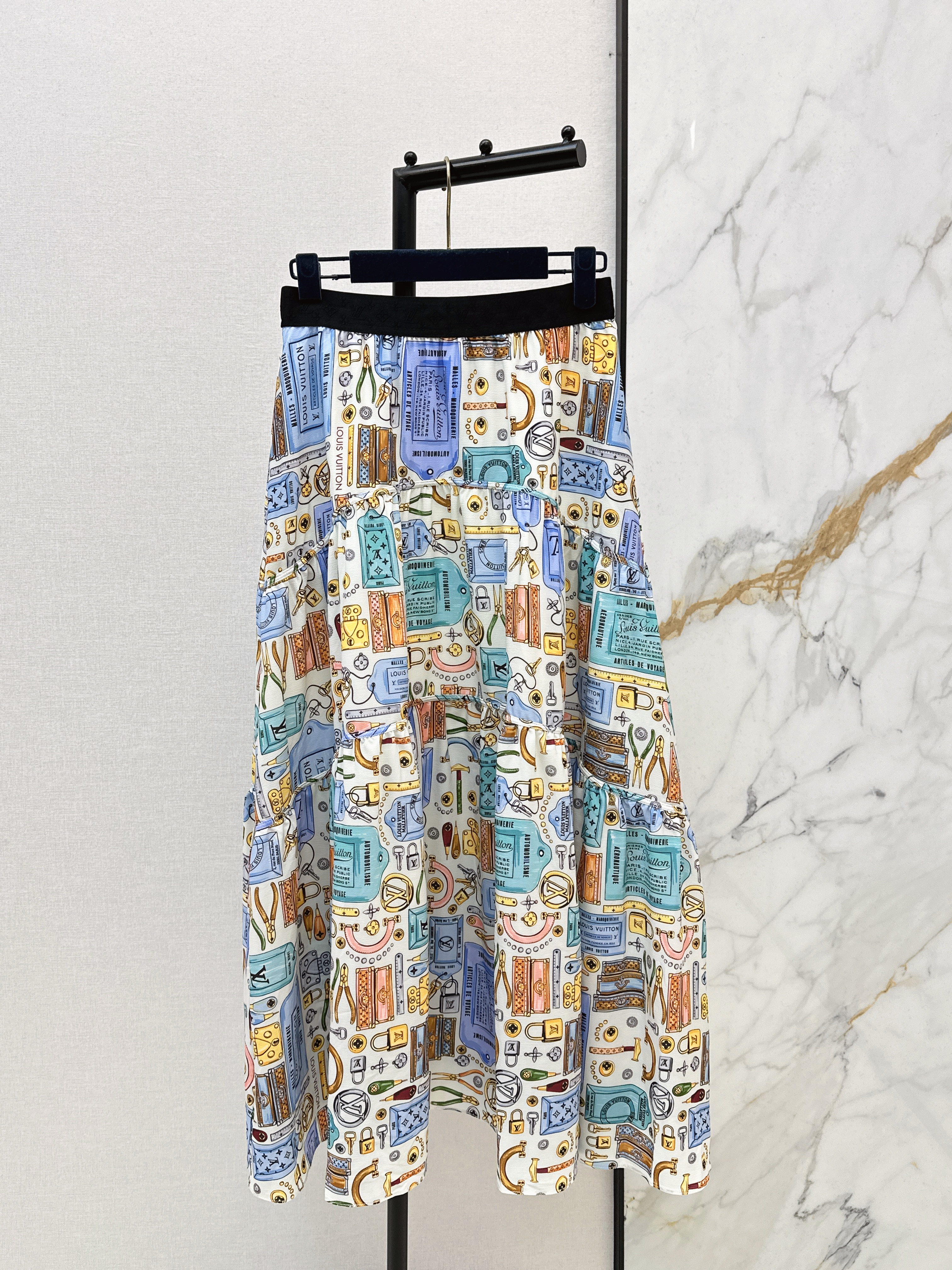 Loui 26ss print skirt