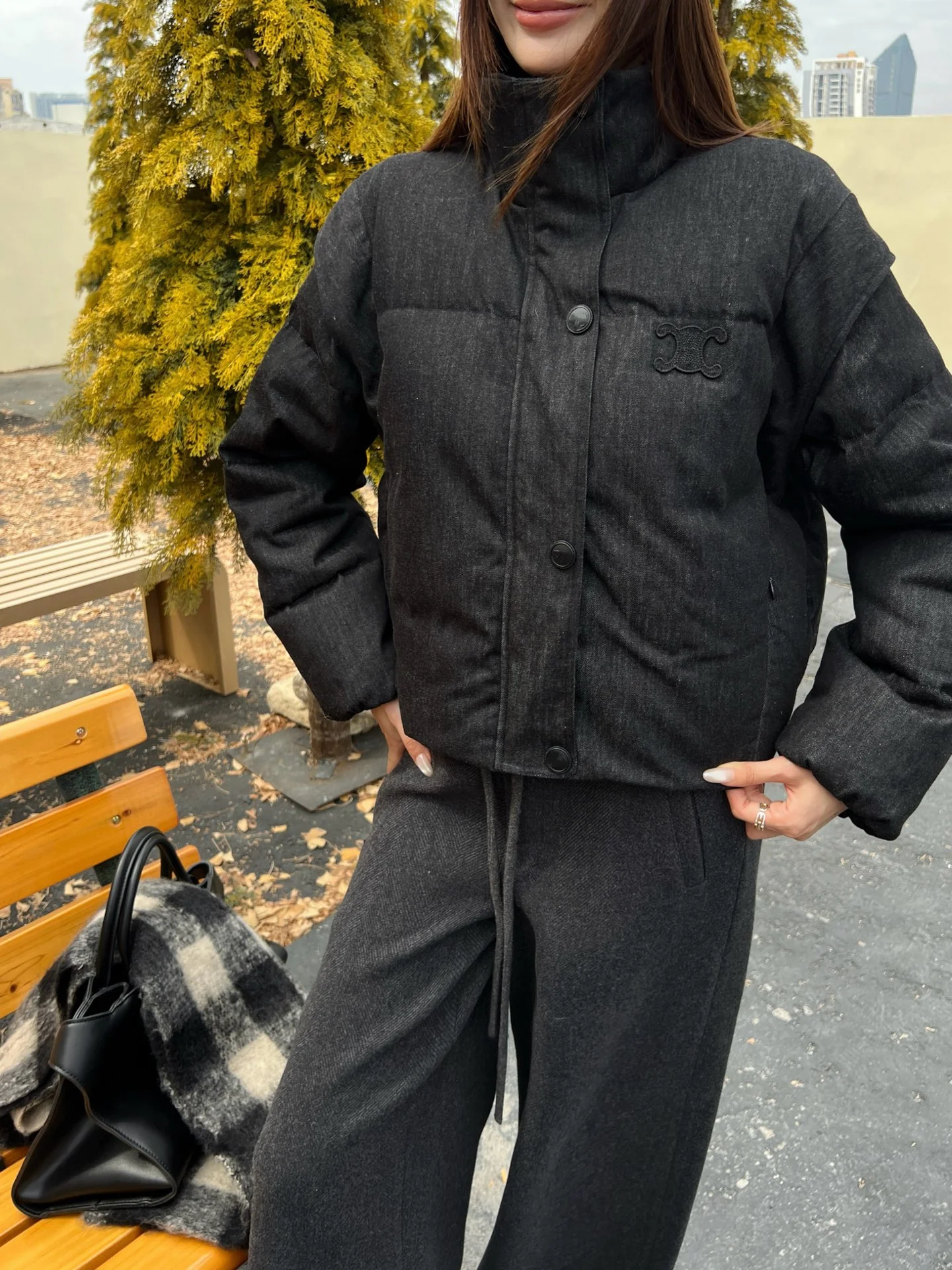 Celi 25fw detachable down jacket