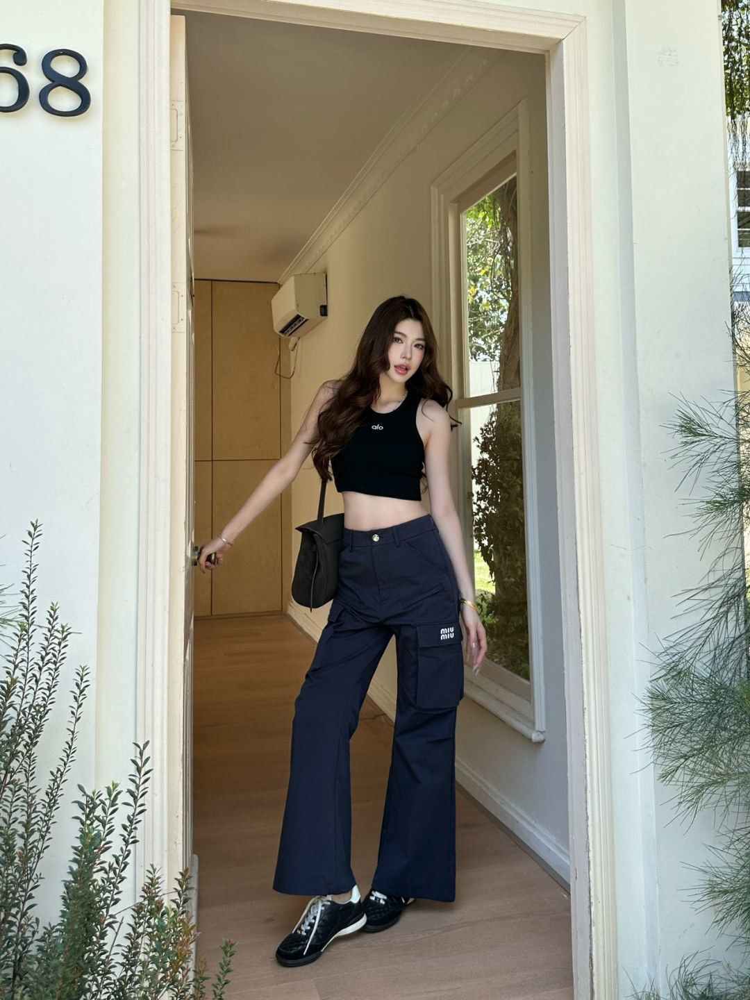 Miu 26ss cargo pants