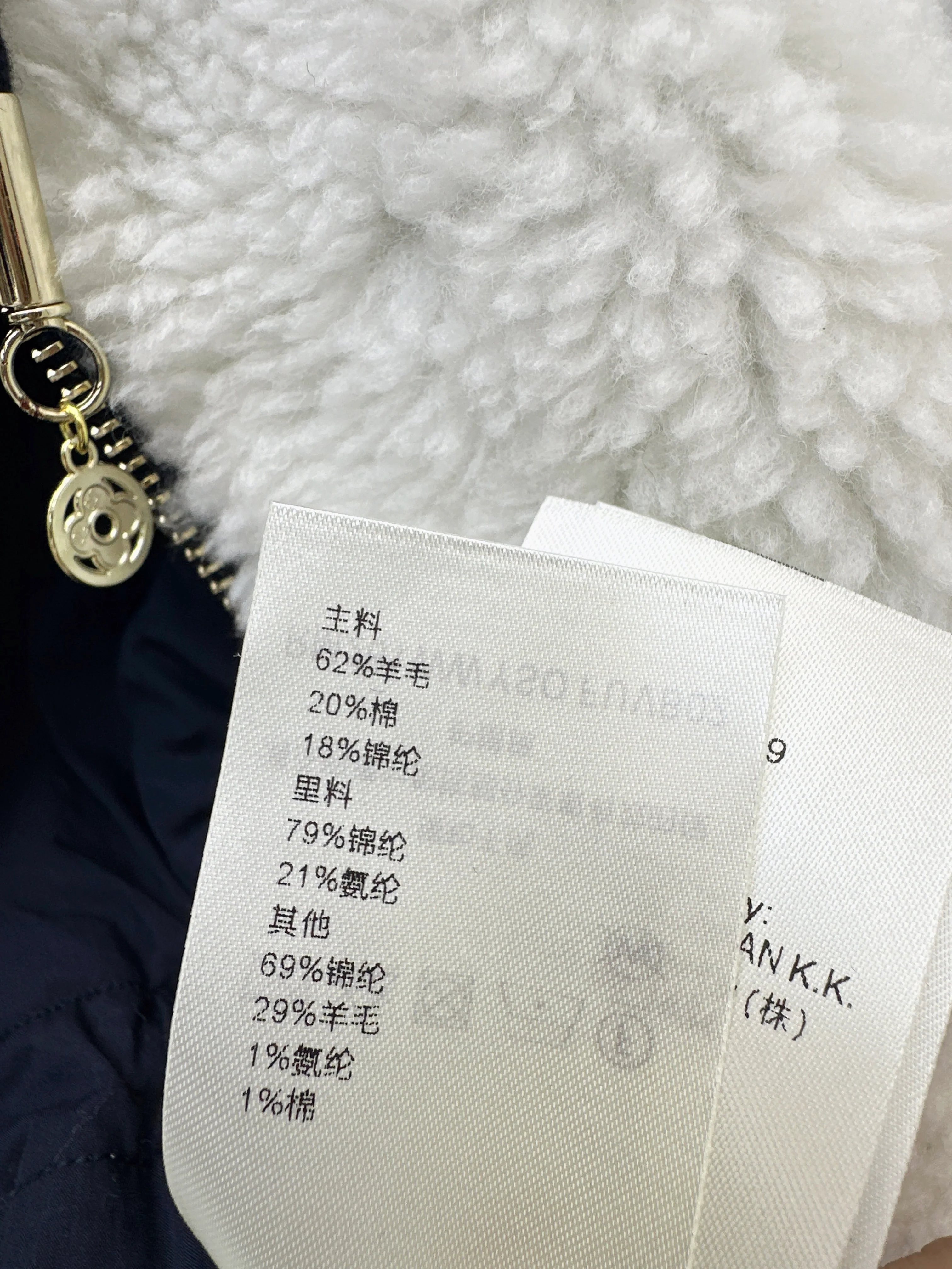 Loui 26ss fleece hooded jacket