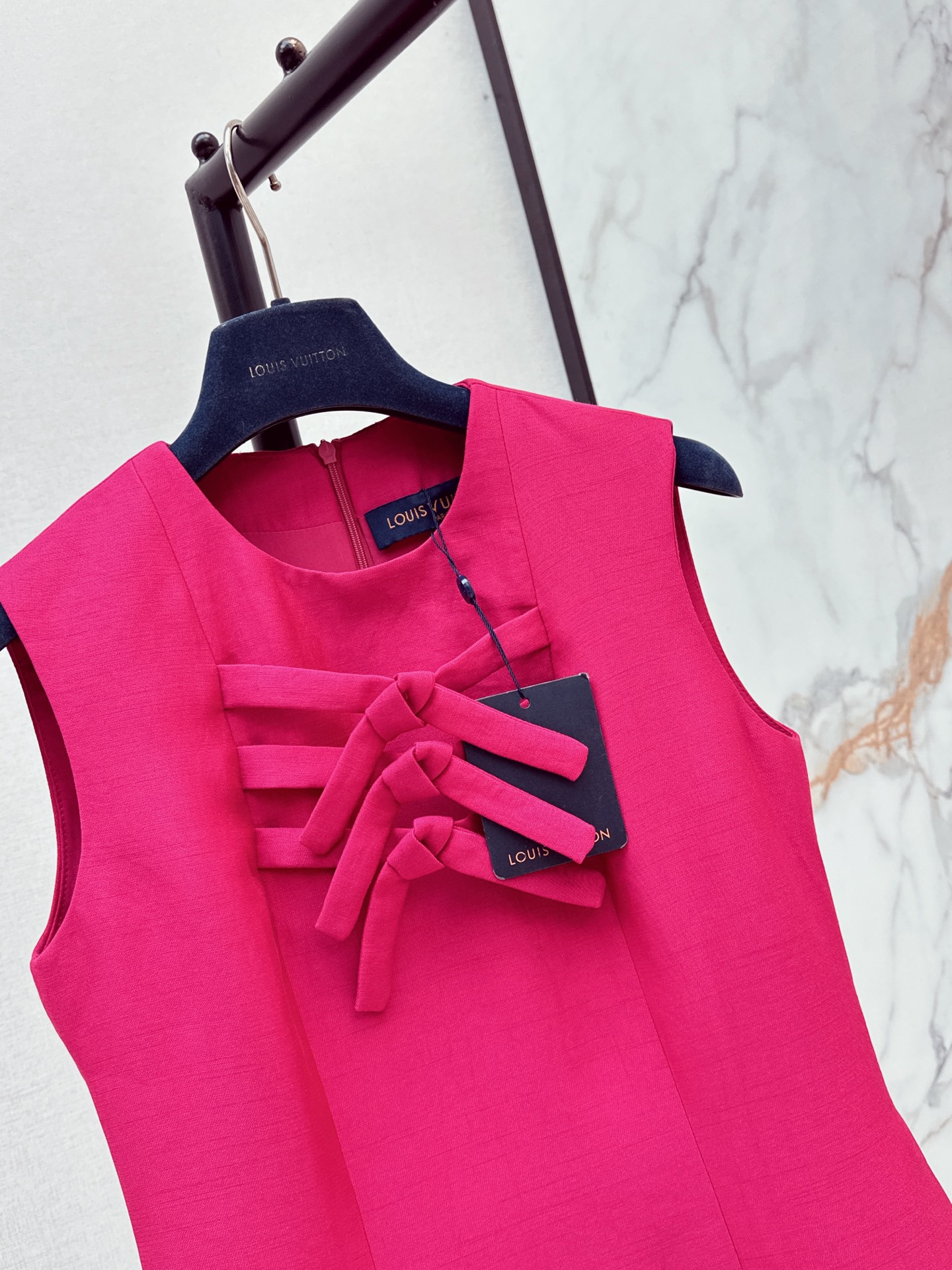 Loui 26ss sleeveless bow dress