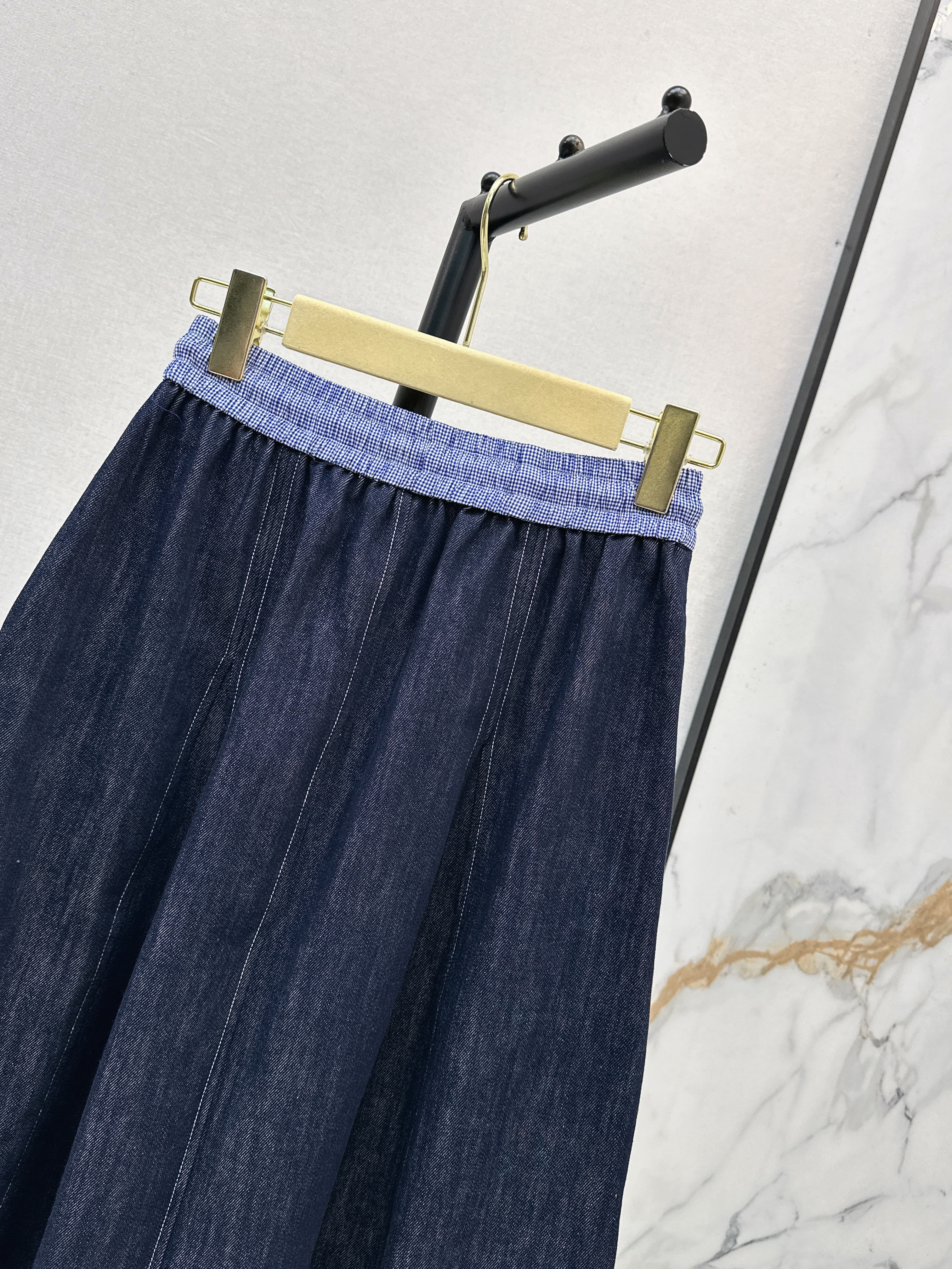 Miu 26ss denim skirt