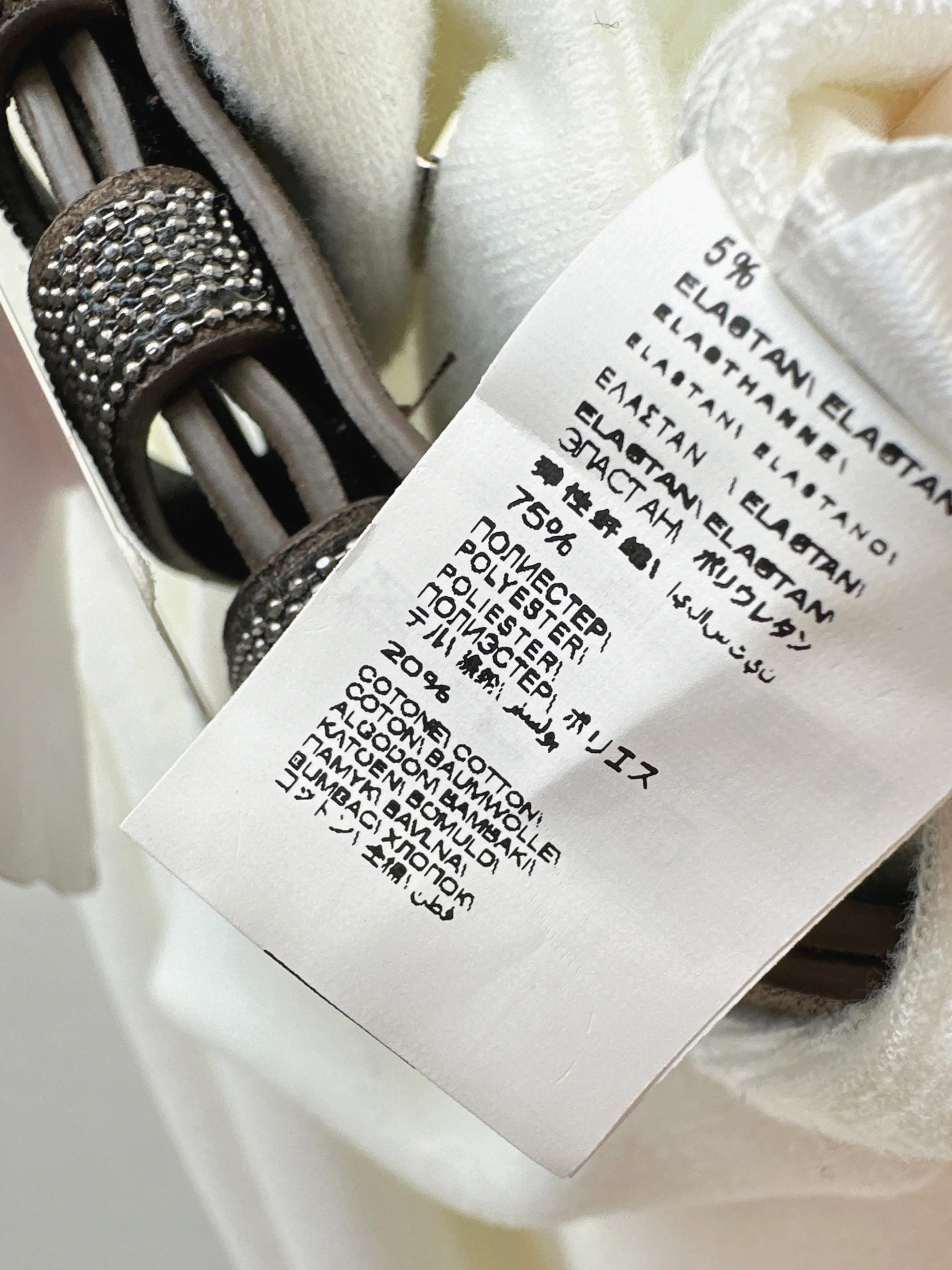 Brun 26ss straight pants with belted