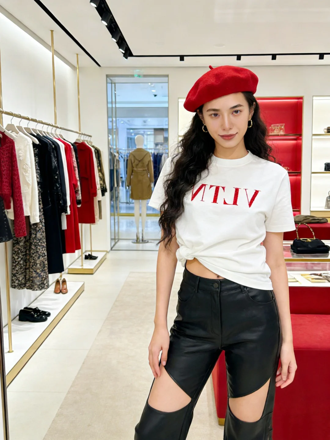 Valen 26ss beading t-shirts