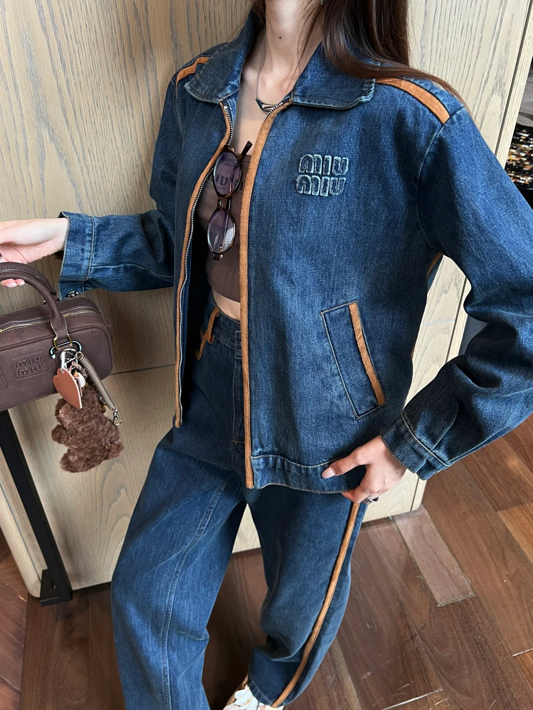 Miu 25fw denim jacket