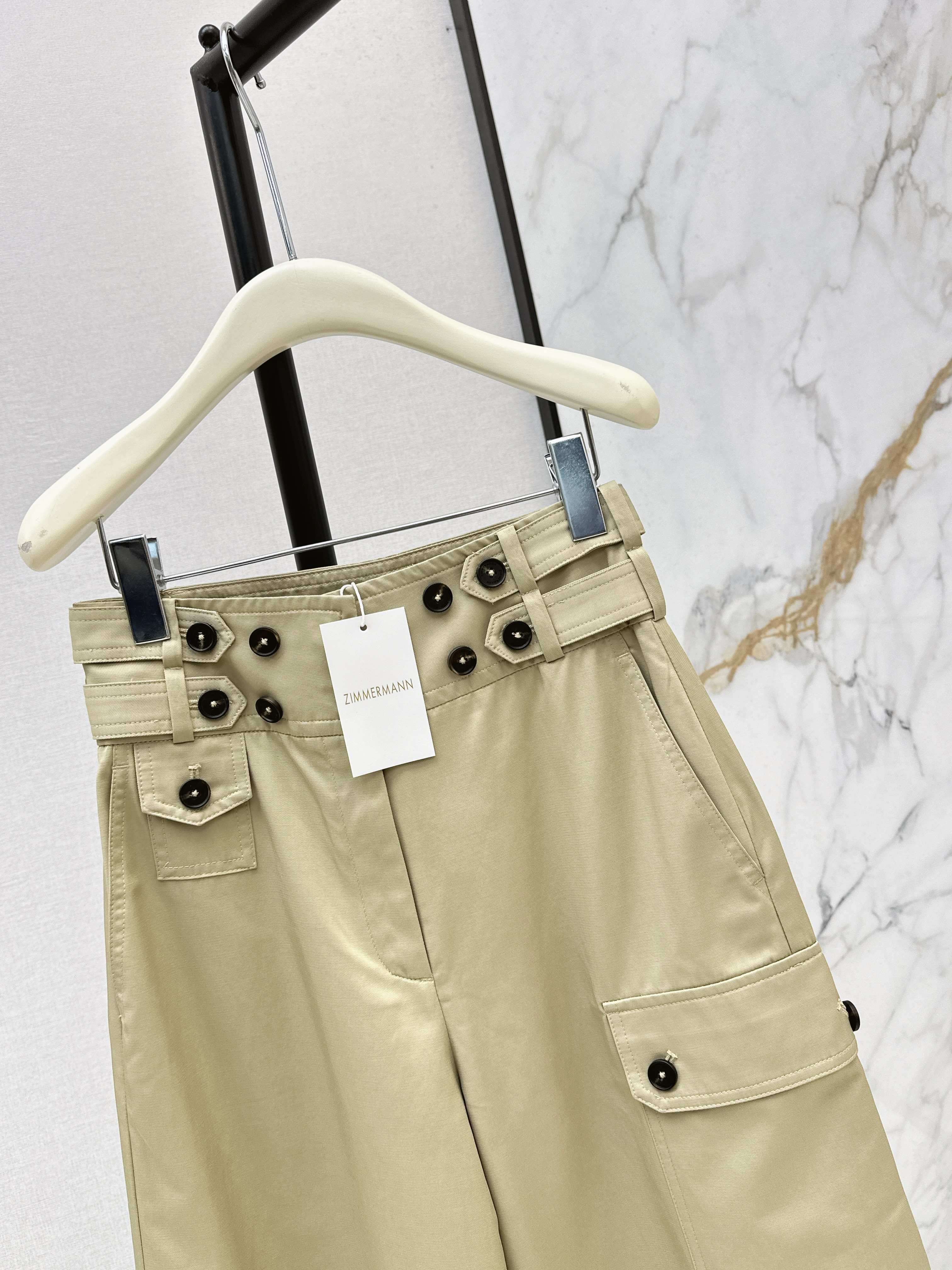 Zimm 26ss wide-leg pants