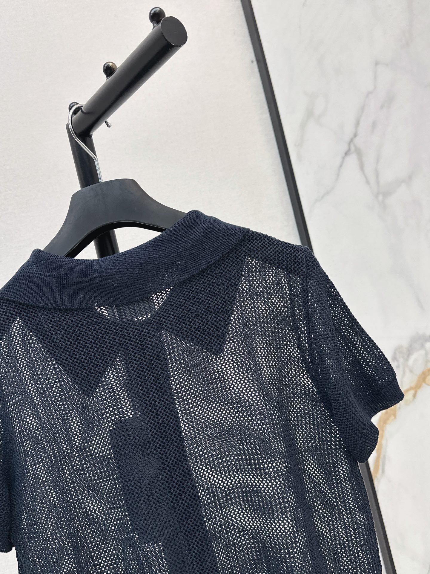 CD 26ss hollow knit polo