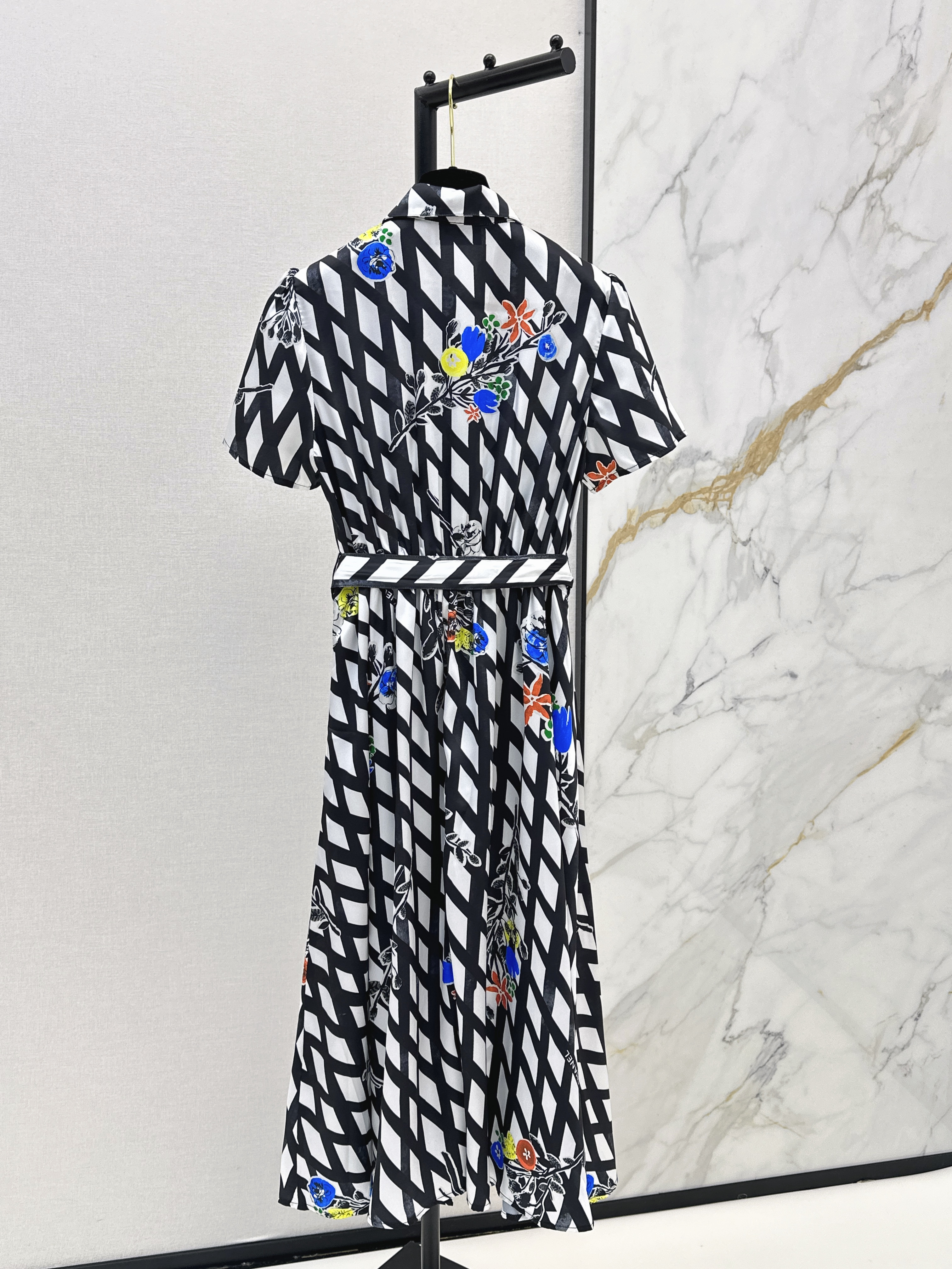 Chan 26ss print dress