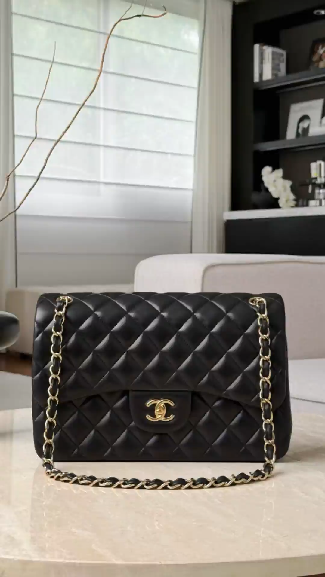 Chan cf30 chain shoulder bag