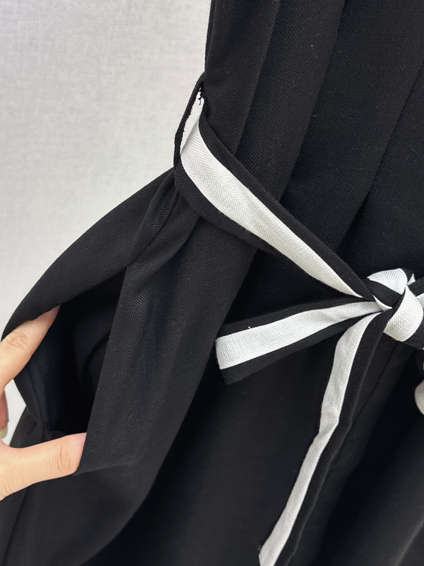 Chan 26ss belted shirt dress