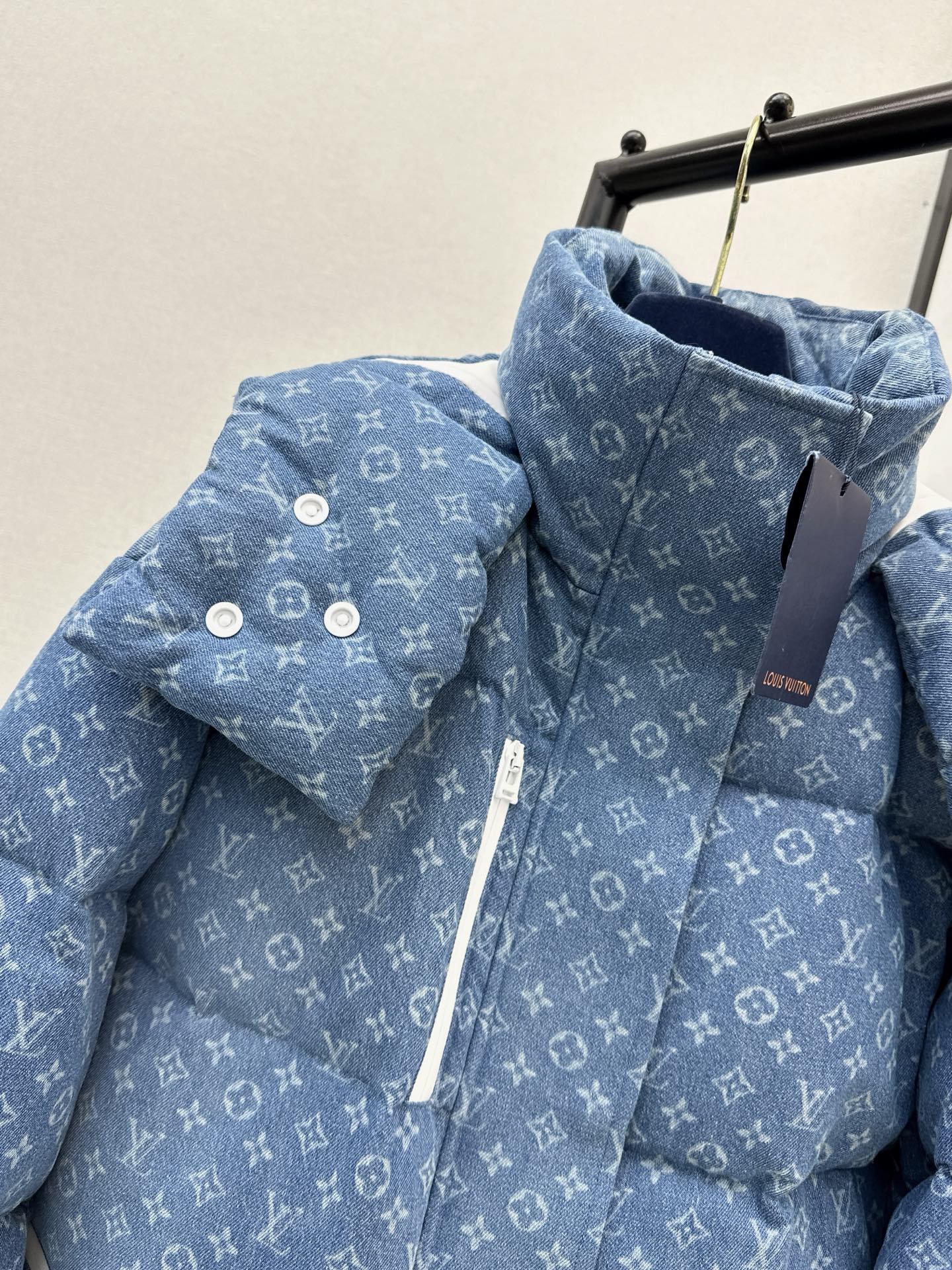 Louis 25fw denim down jacket
