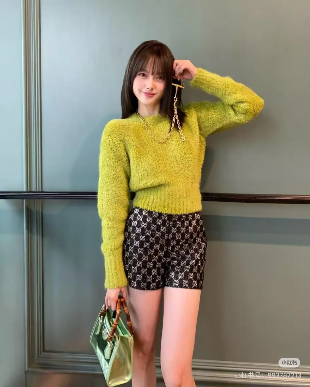 Gucc 26ss woven short