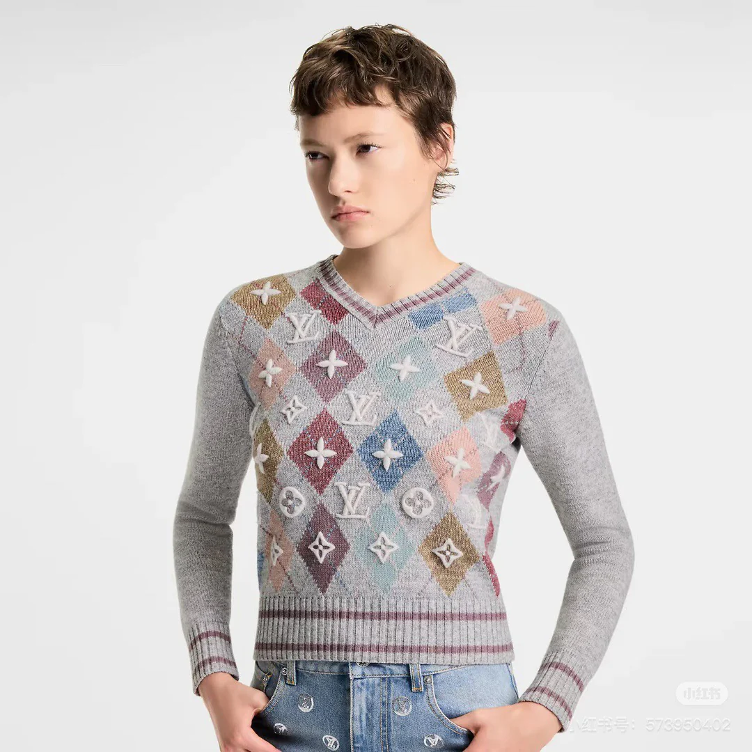 Louis 26ss jacquard sweater