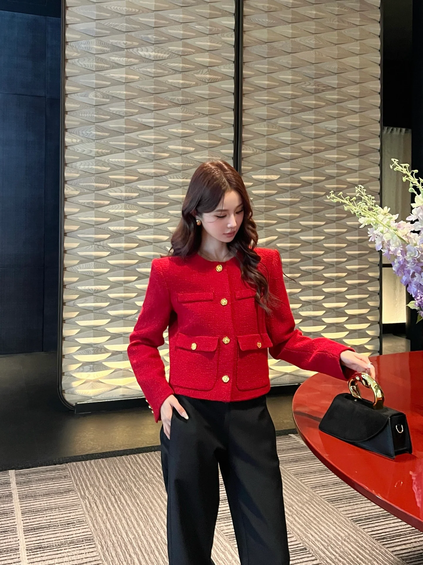 Celi 26ss tweed jacket