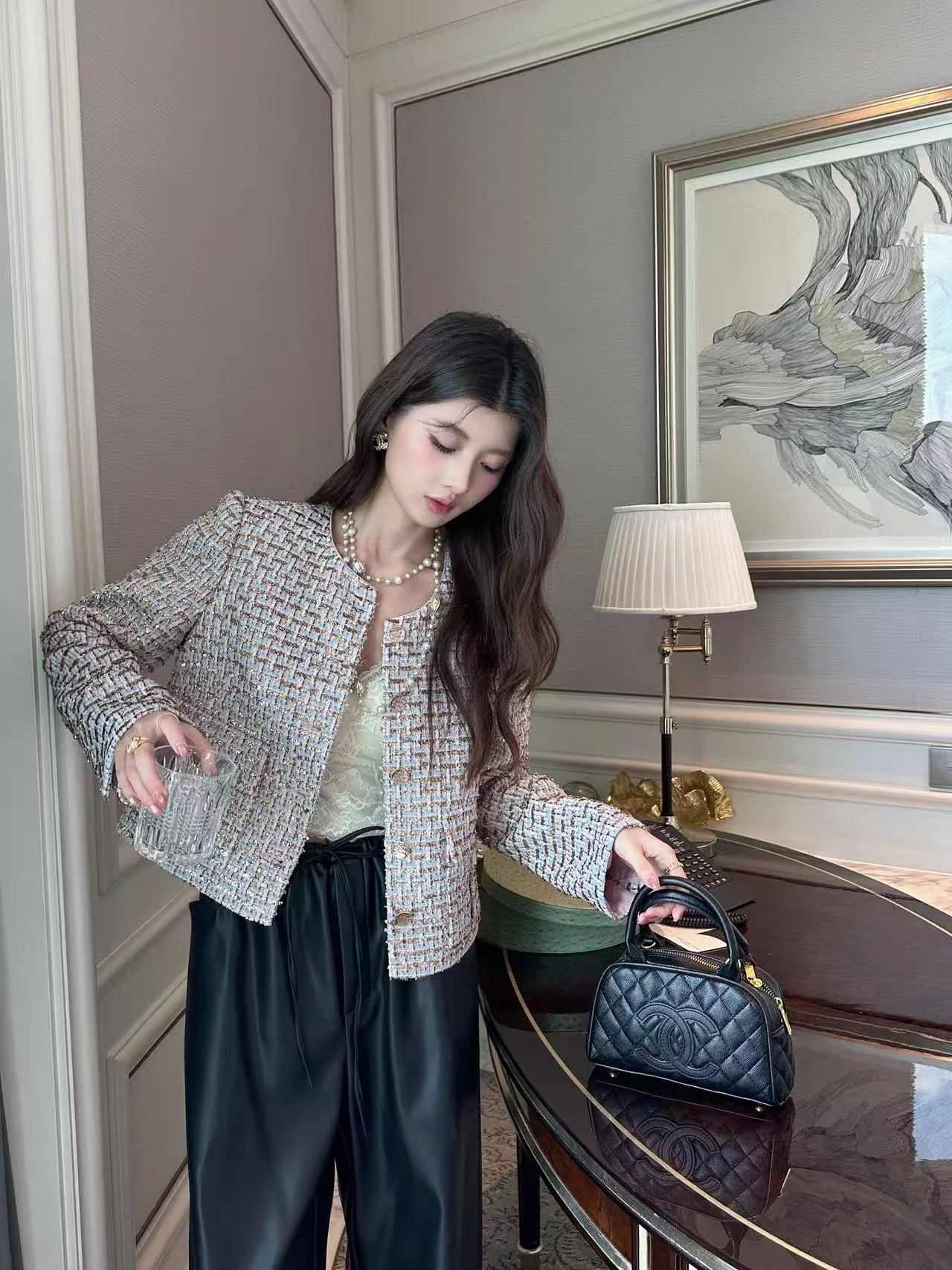 Chan 26ss tweed jacket