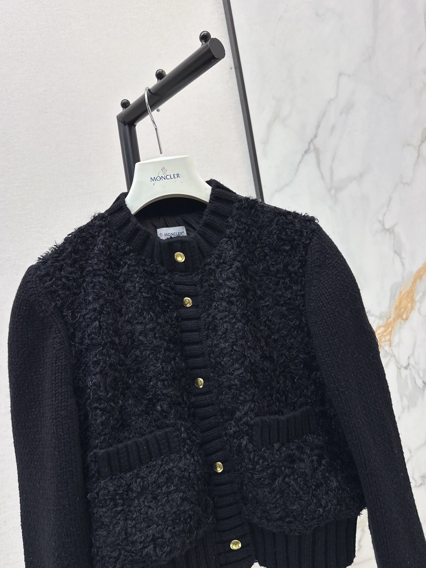 Monc 25fw wool knit jacket