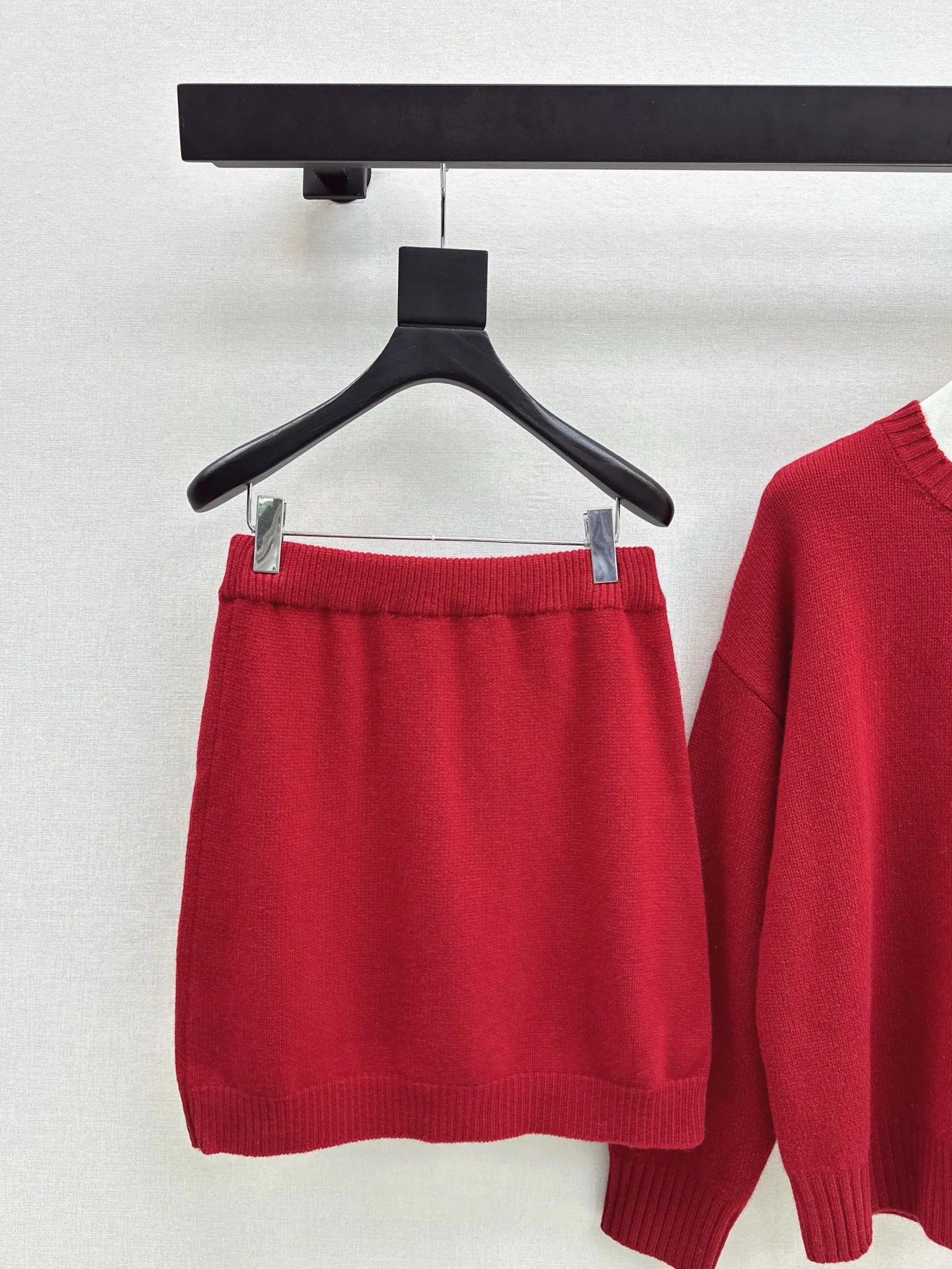 Miu 25fw knit sweater+skirt outfit sets