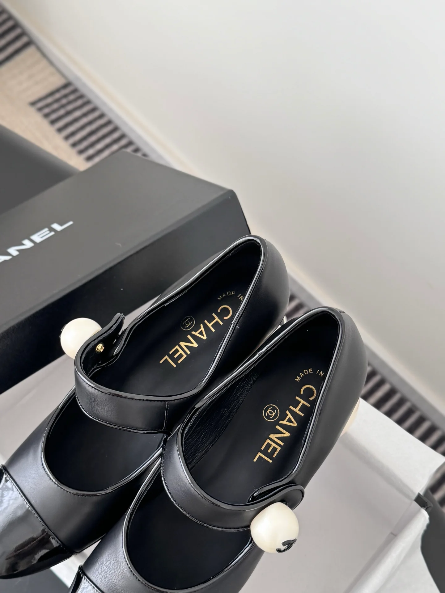 Chan 25fw mary jane chunky heel