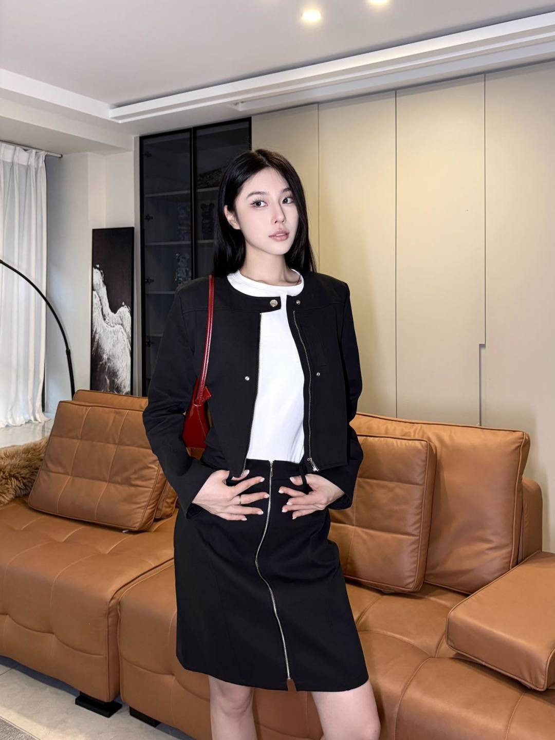 Her 26ss zip-up jacket