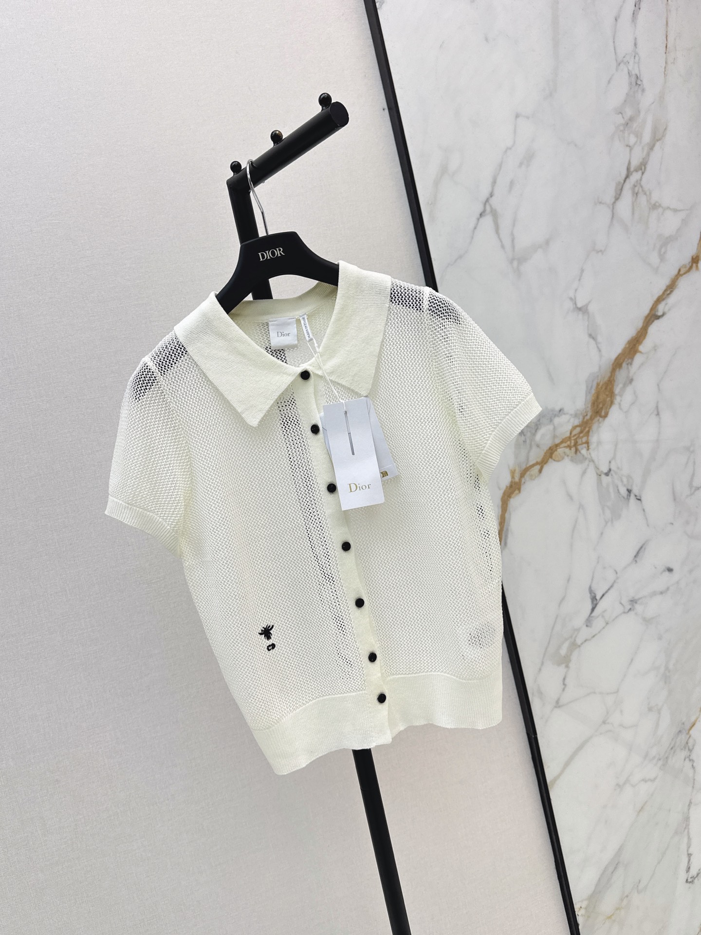 CD 26ss hollow knit polo