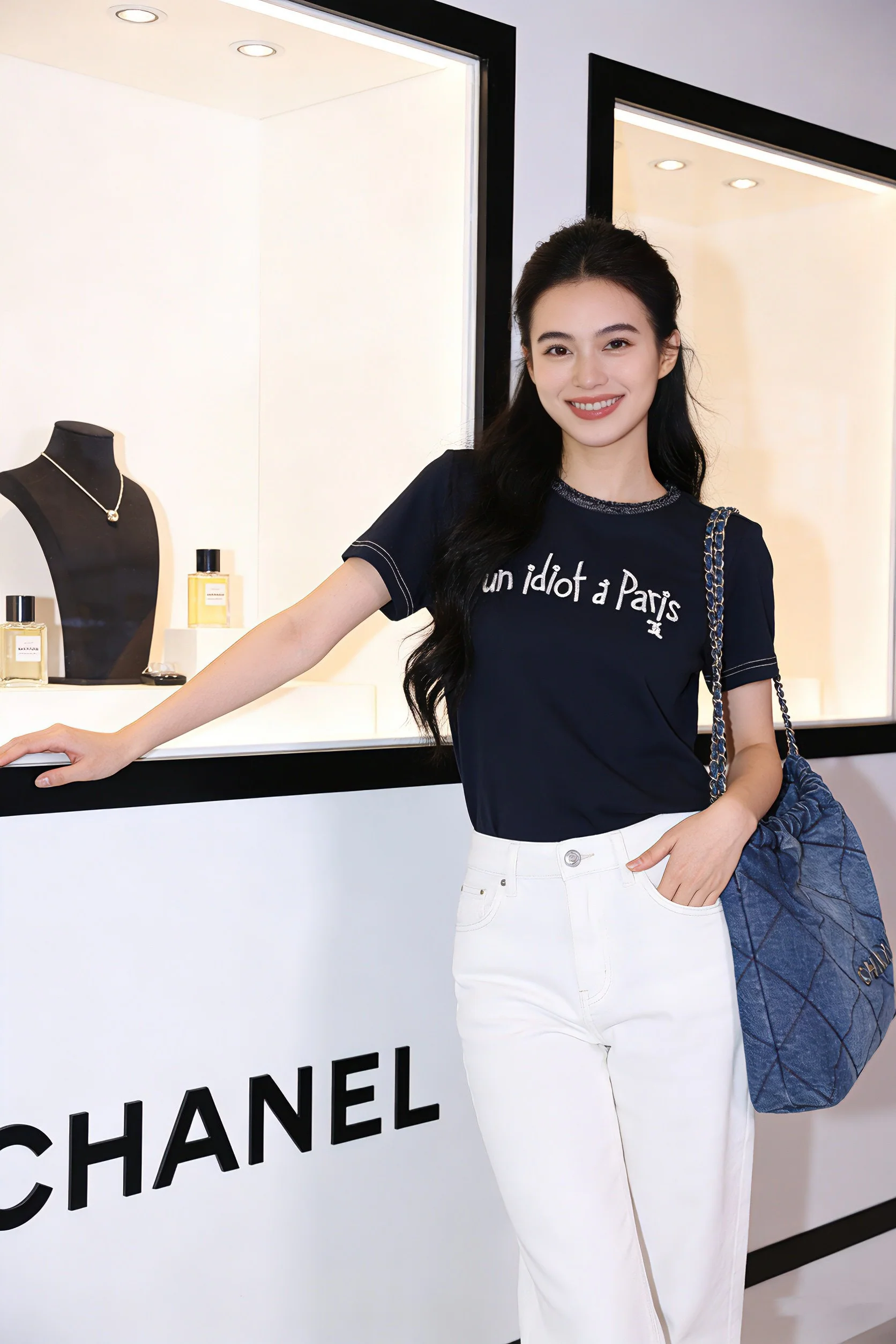 Chan 26ss embroidery t-shirts