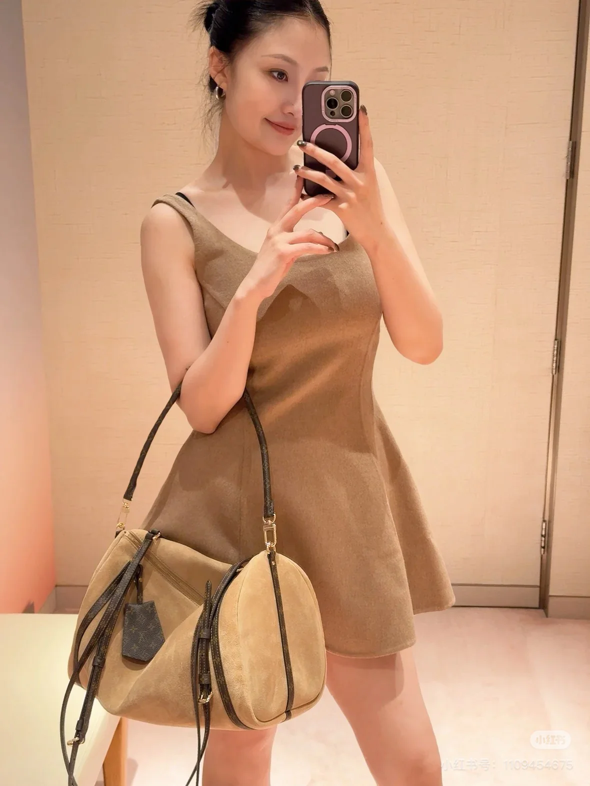 Louis 25fw woolen dress