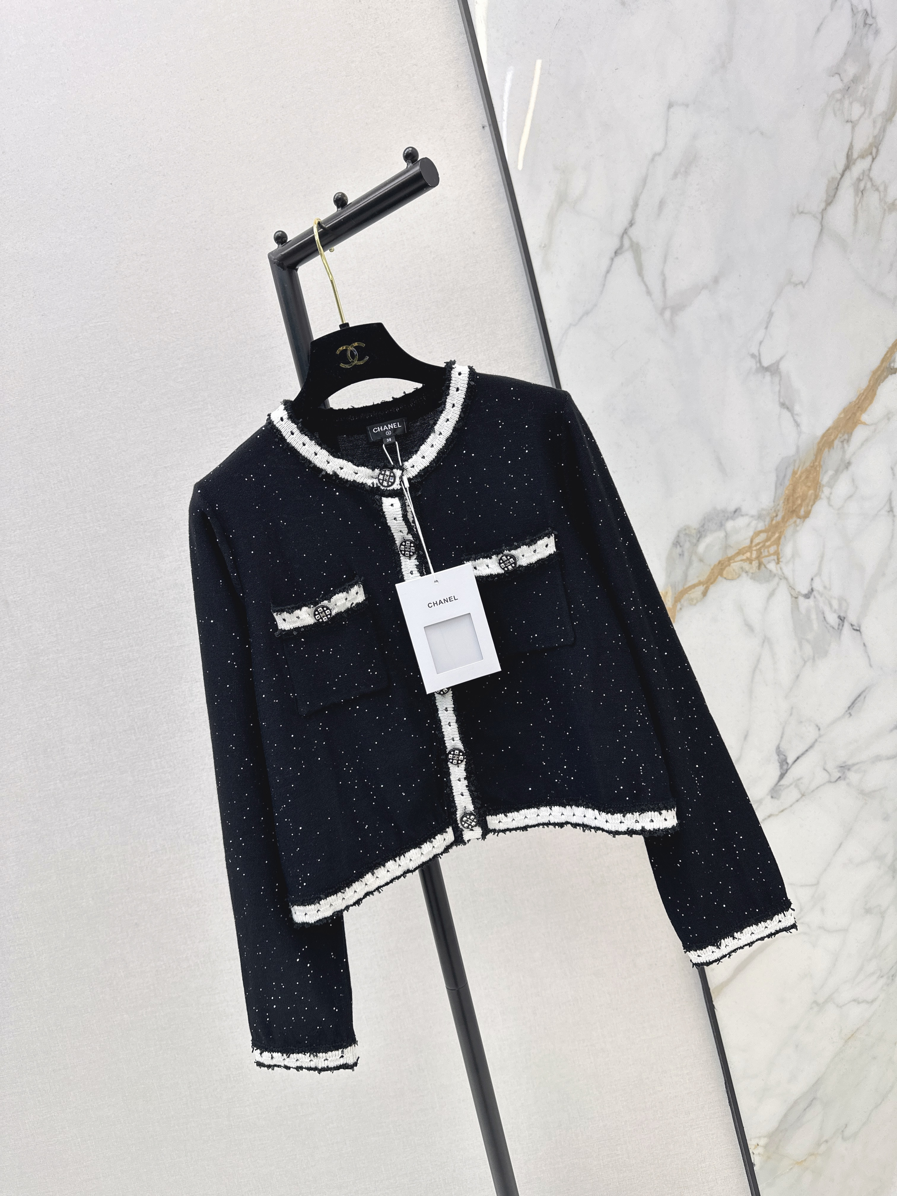 Chan 26ss sequin cardigan