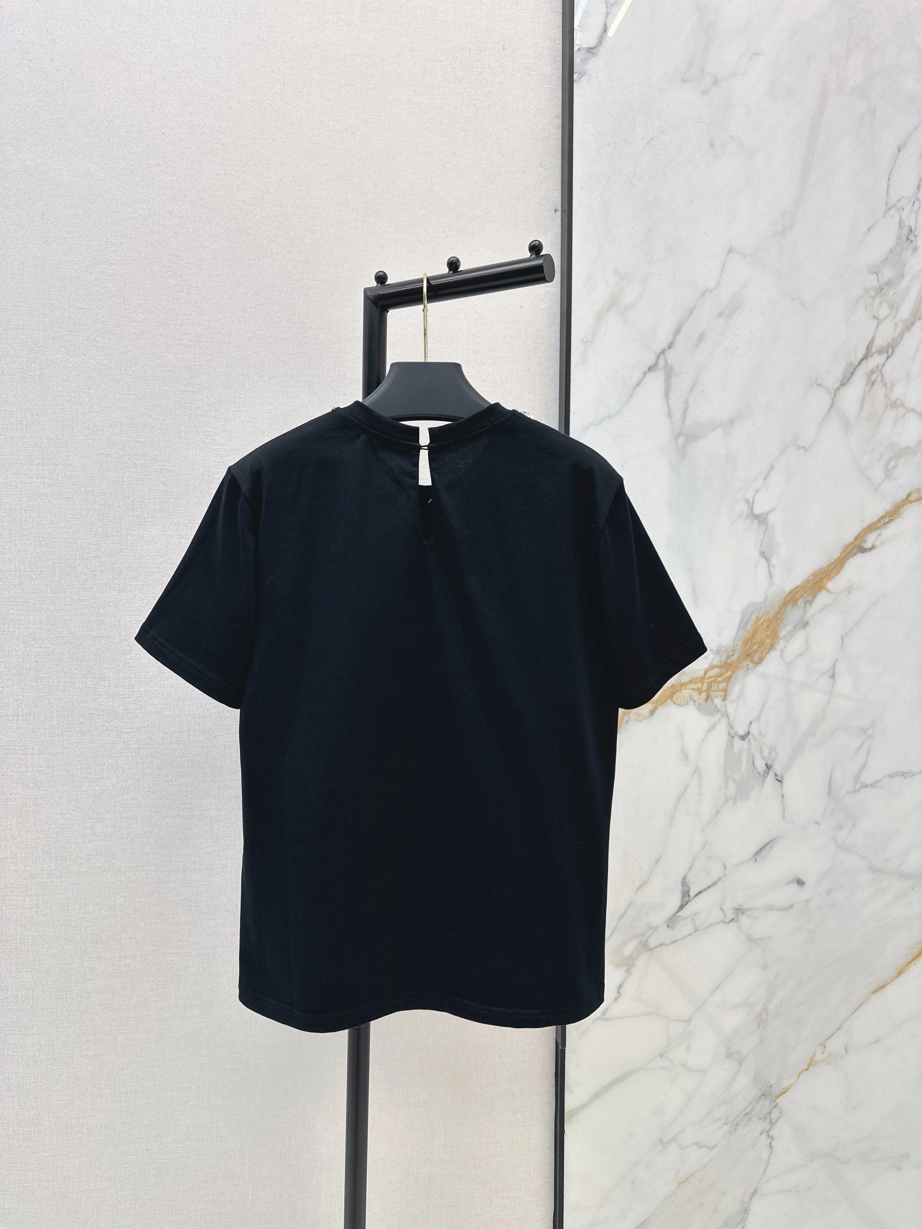 Valen 26ss embroidery sequins t-shirts