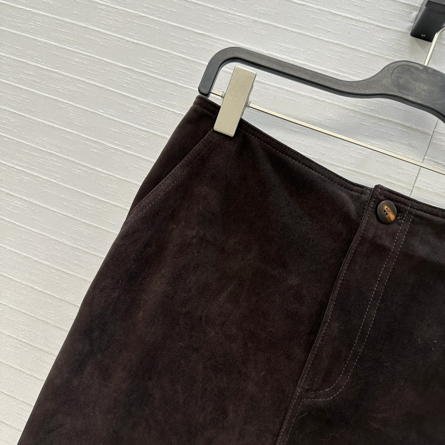 Row 25fw leather skirt