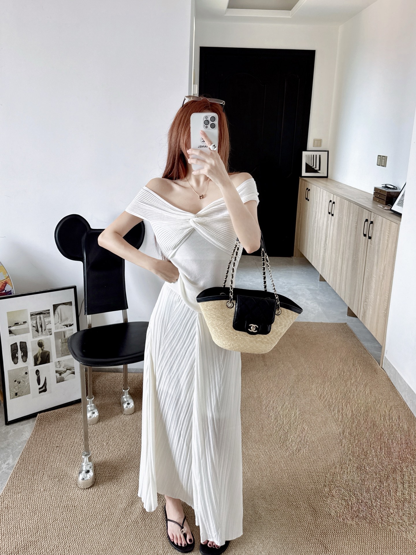 Chol 26ss knit suit