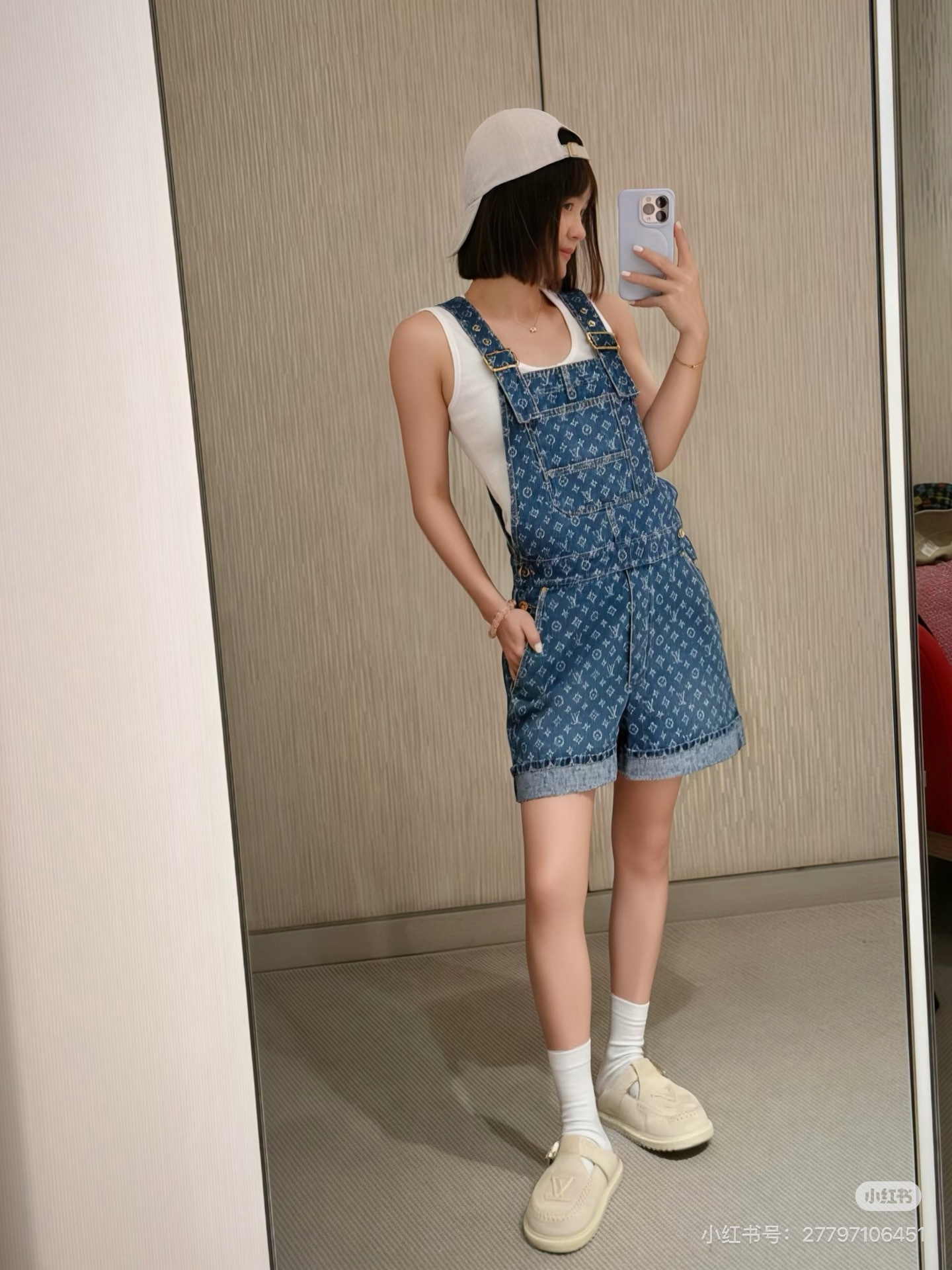 Loui 26ss denim overalls