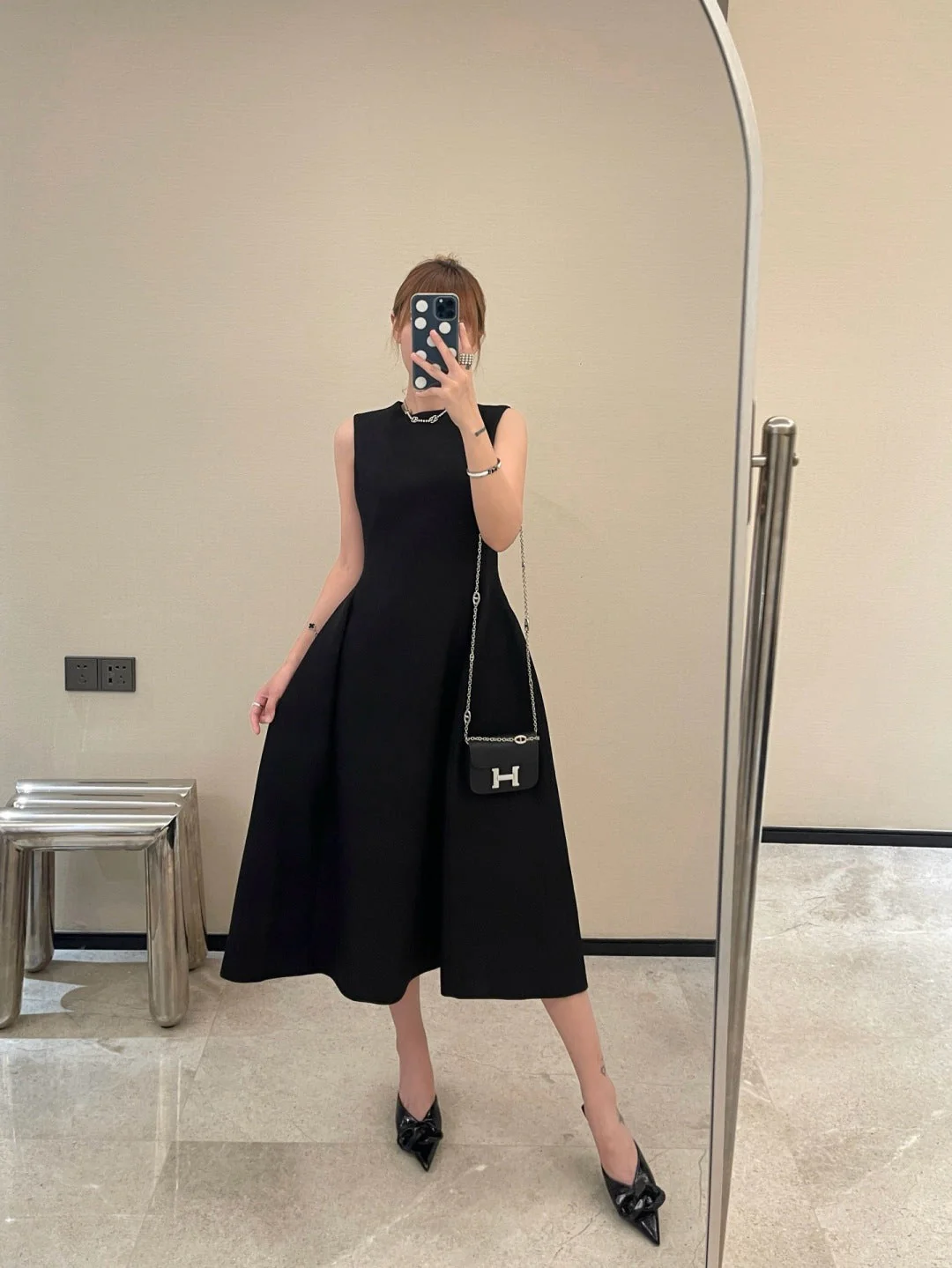 CD 25fw sleeveless dress