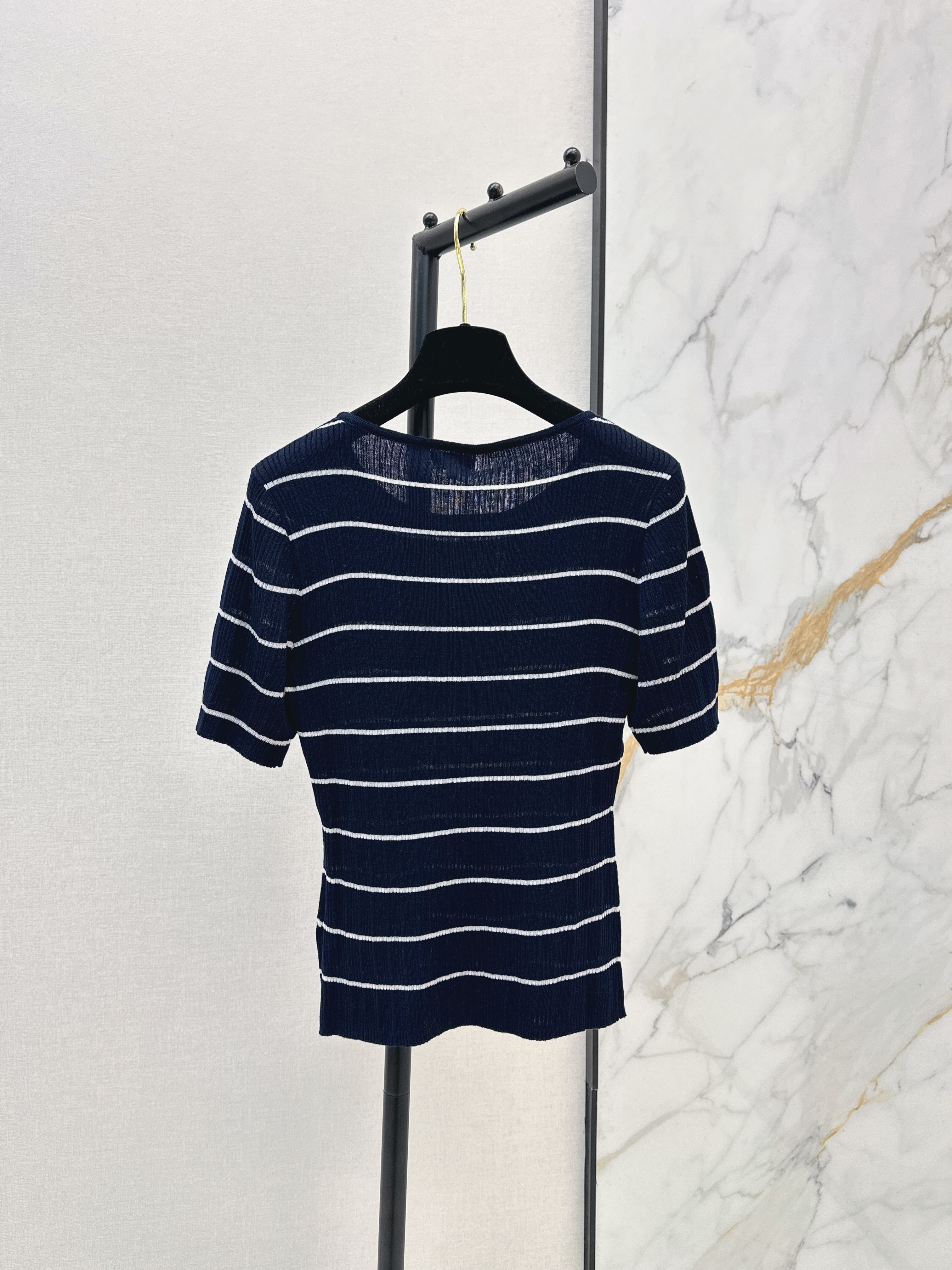 Chan 26ss stripe knitwear