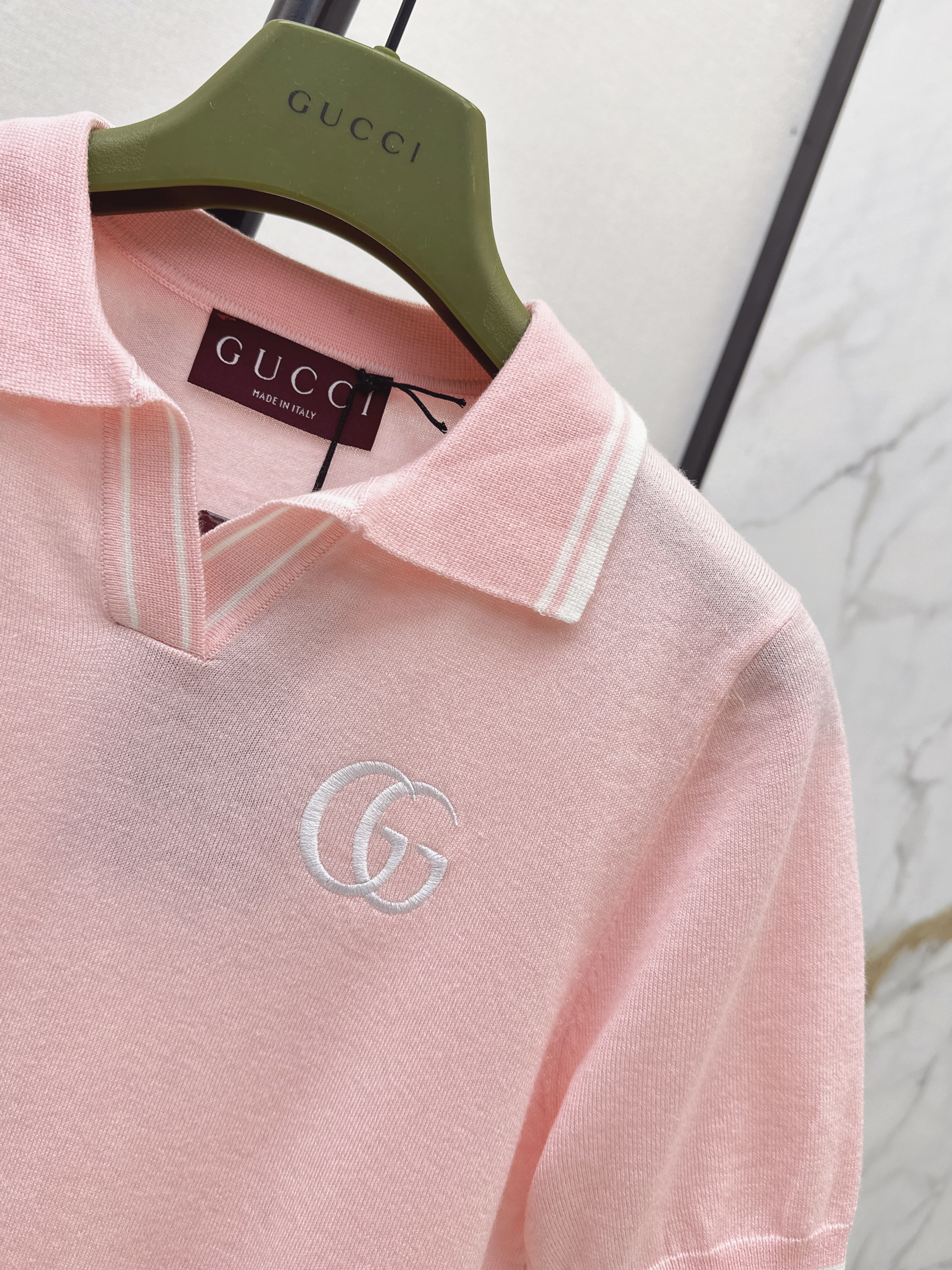 Guc 26ss embroidery knitwear