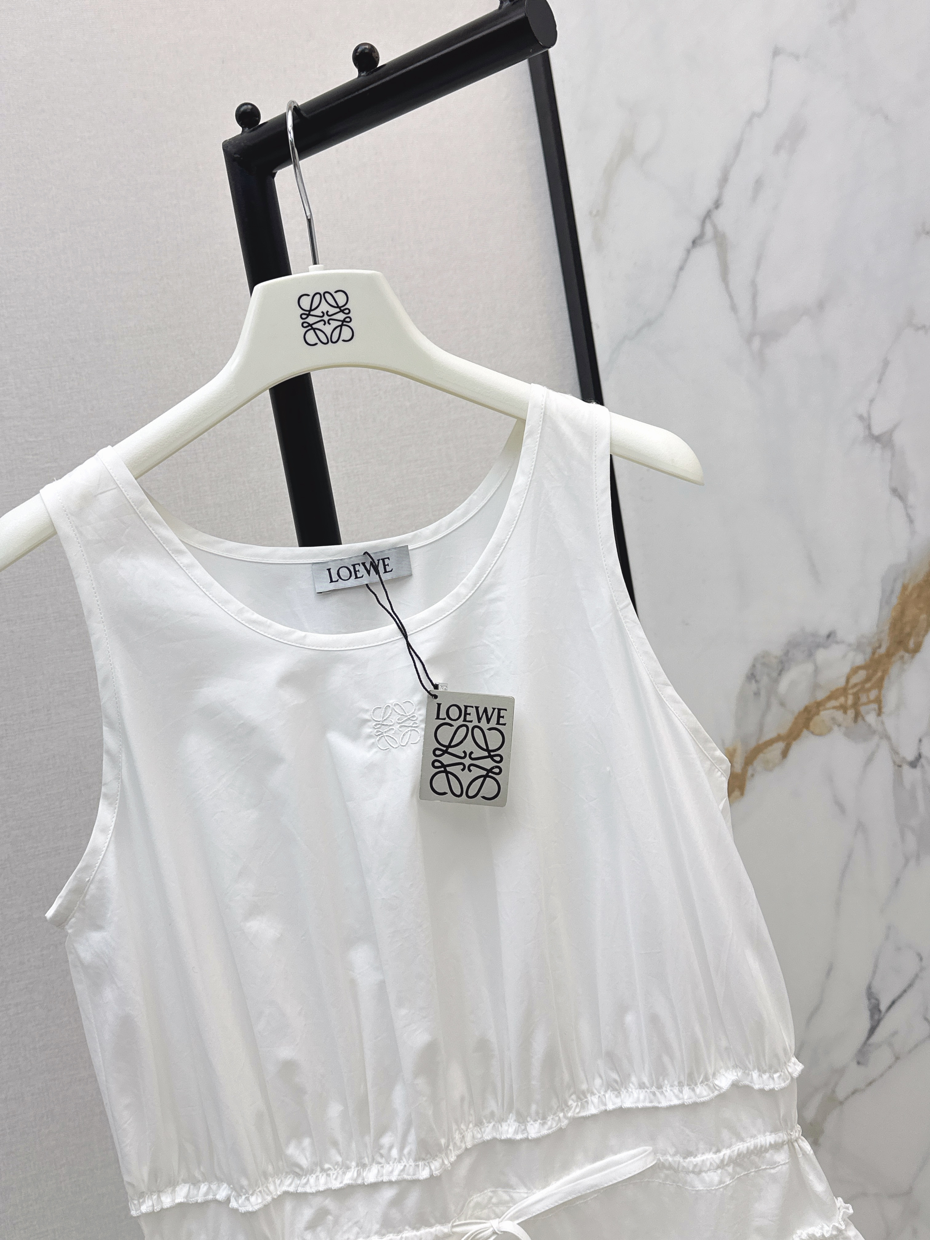 Loe 26ss drawstring dress