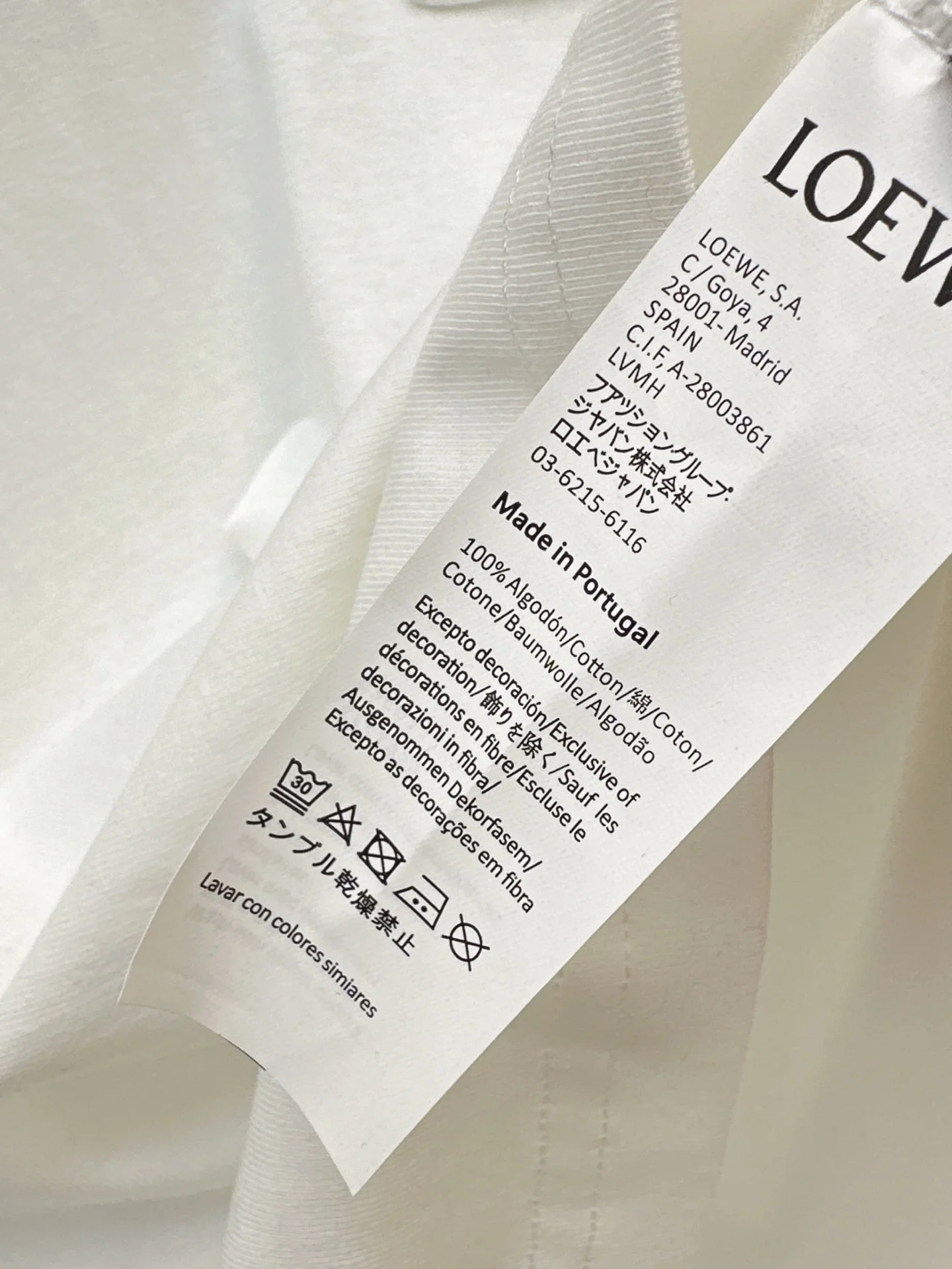 Loe 26ss embroidery t-shirts