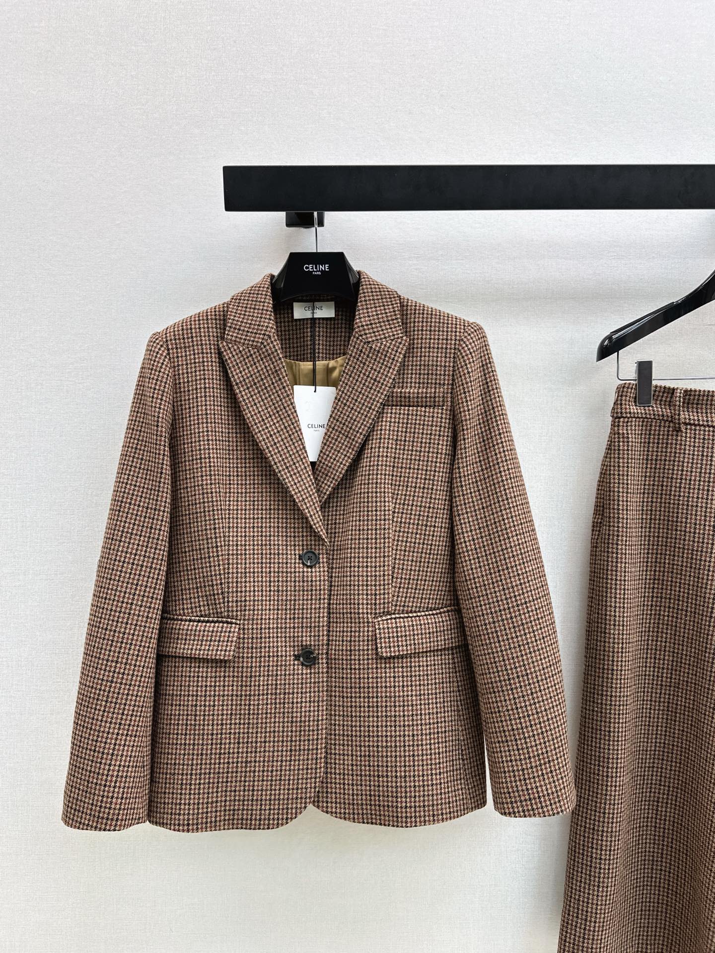 Celi 25fw check blazer