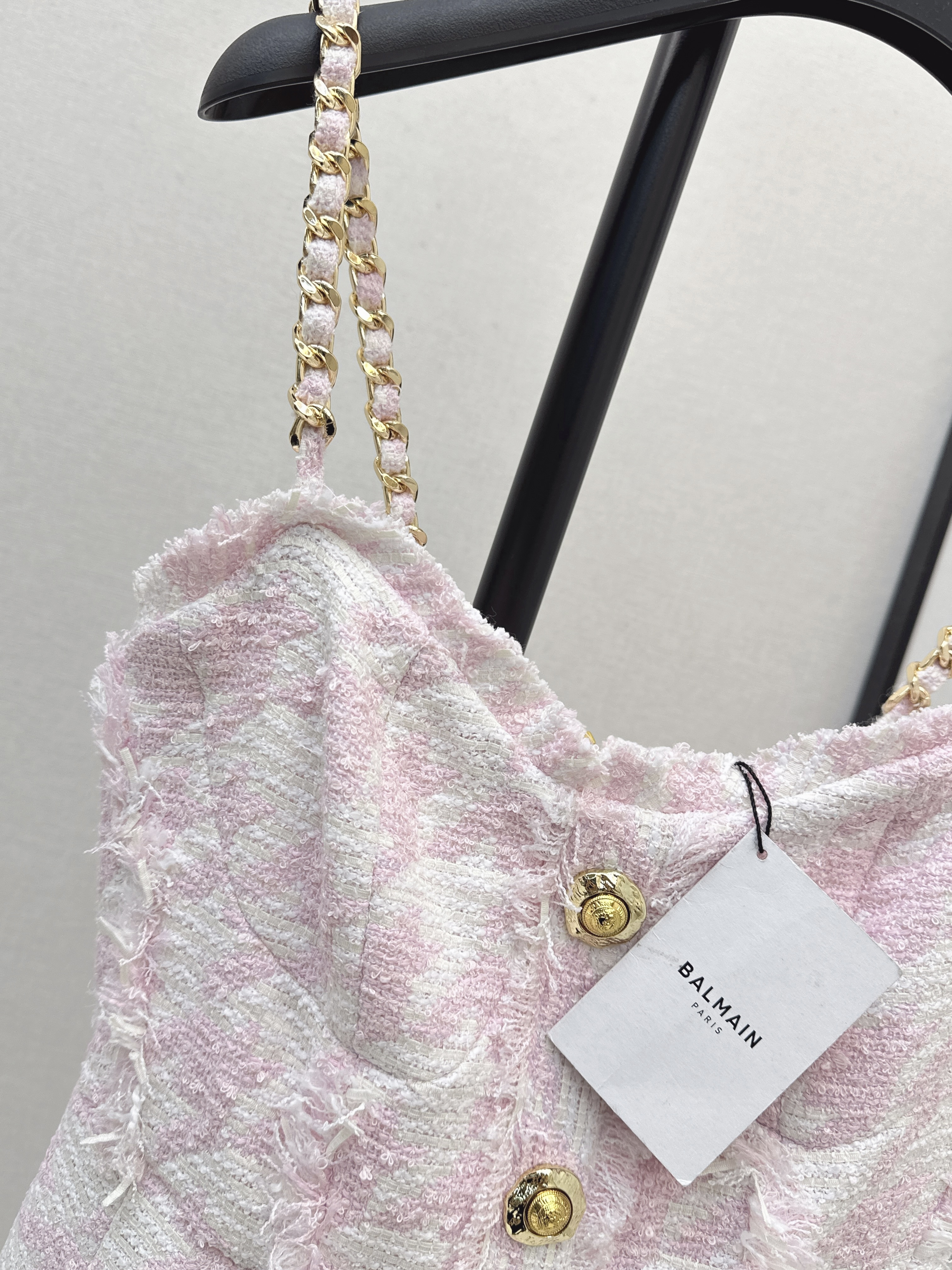 Bal 26ss fringe slip dress