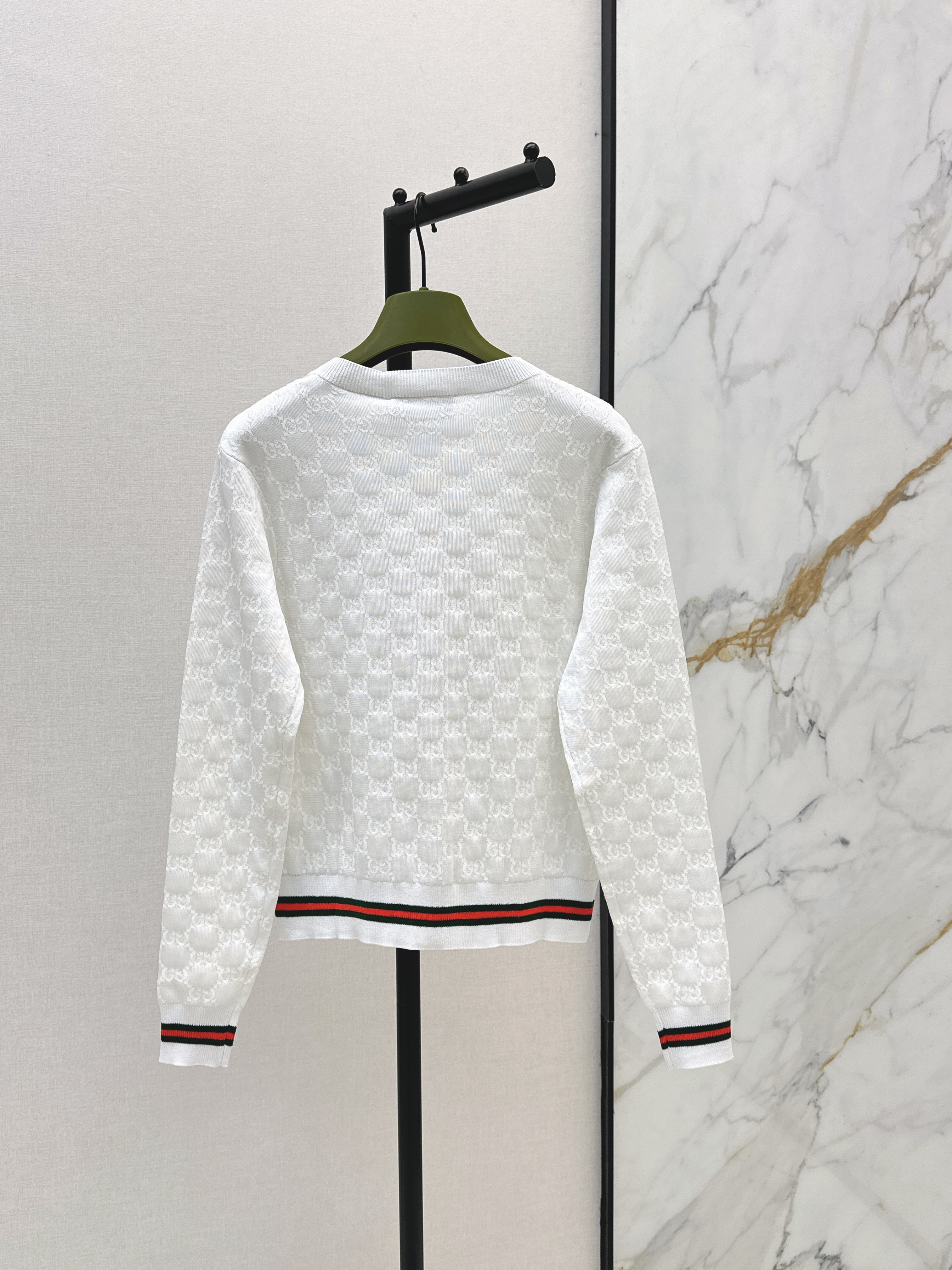 Guc 26ss jacquard cardigan