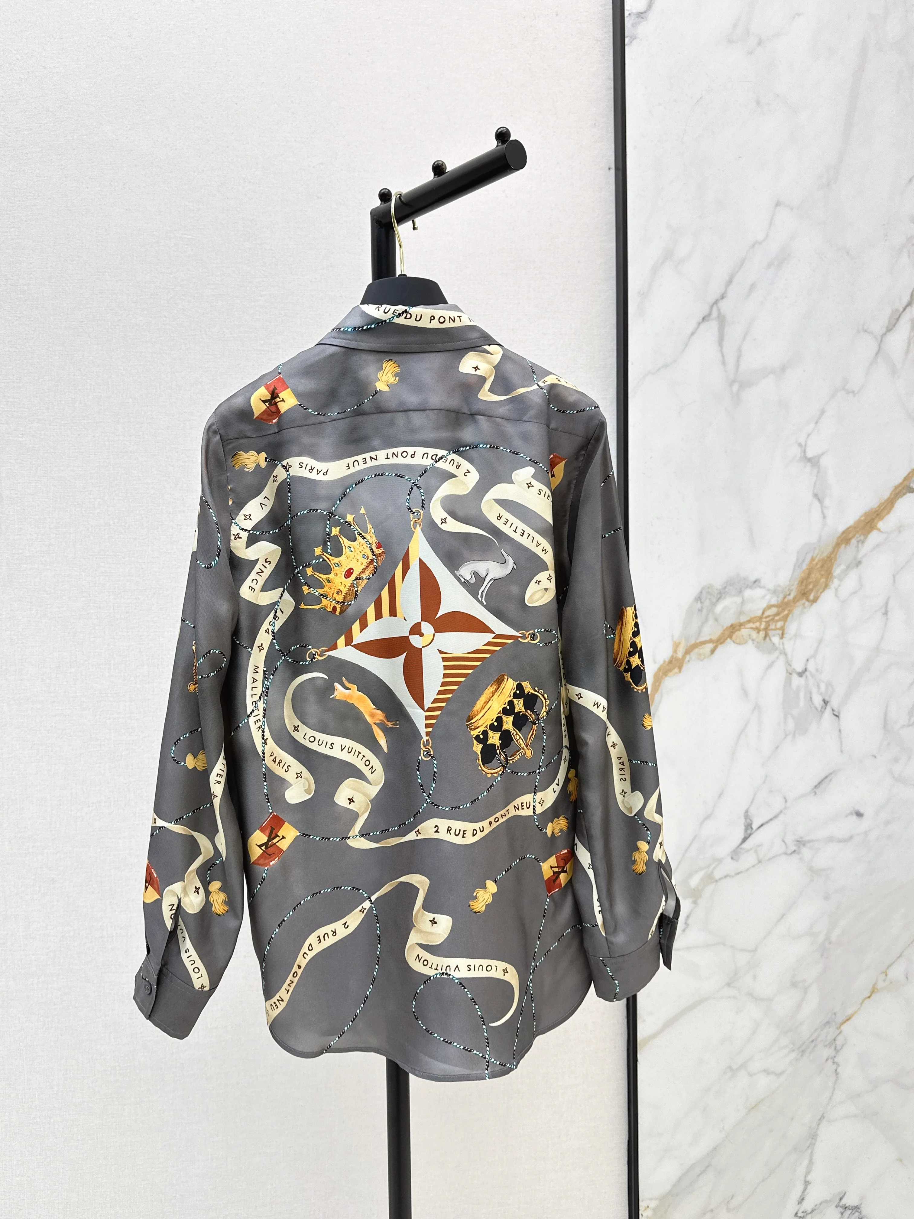 Louis 26ss print shirts